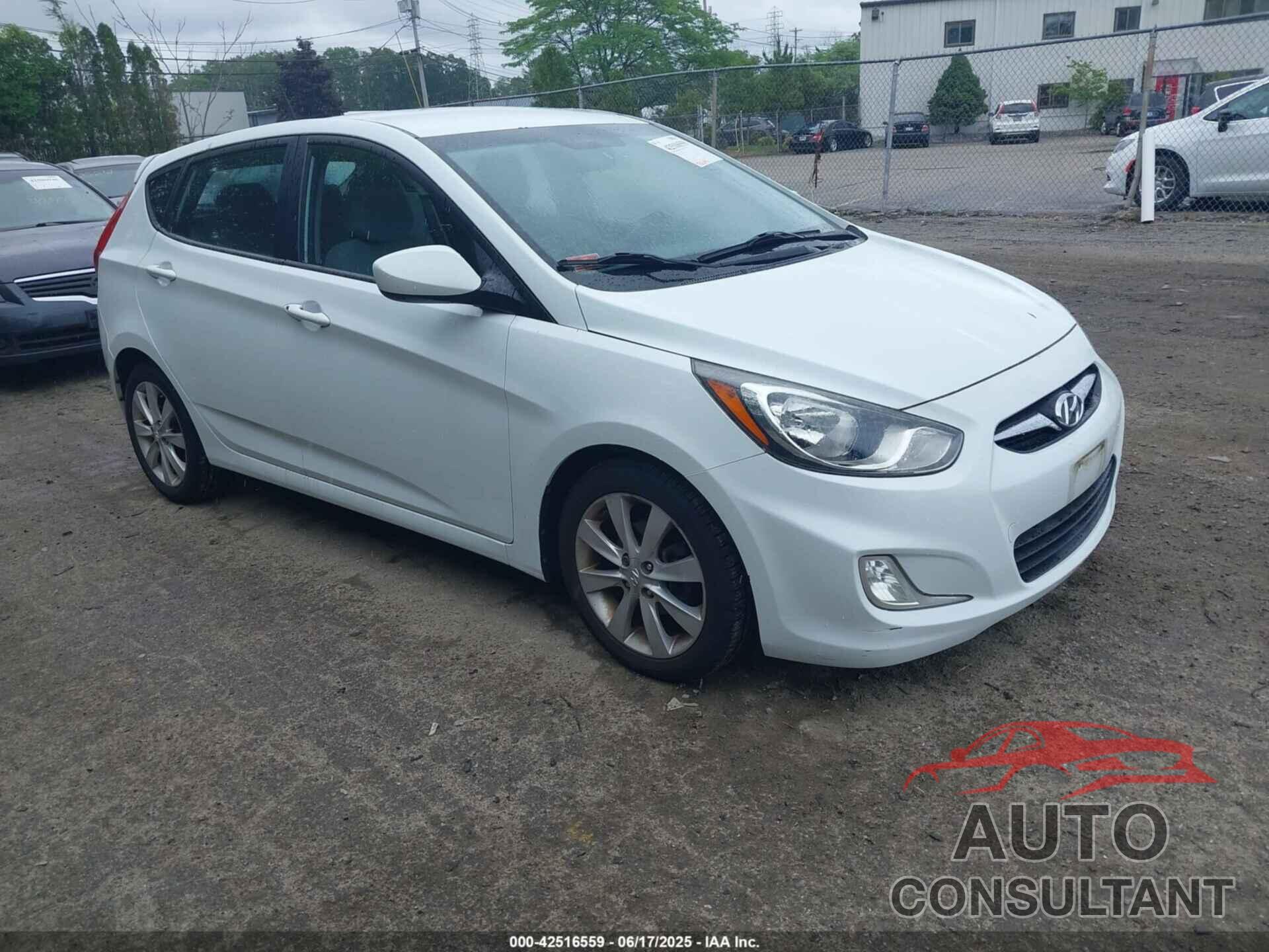 HYUNDAI ACCENT 2012 - KMHCU5AE0CU019956