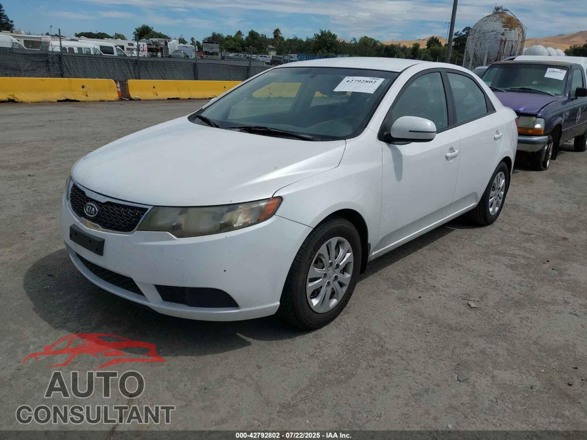 KIA FORTE 2012 - KNAFU4A29C5619772
