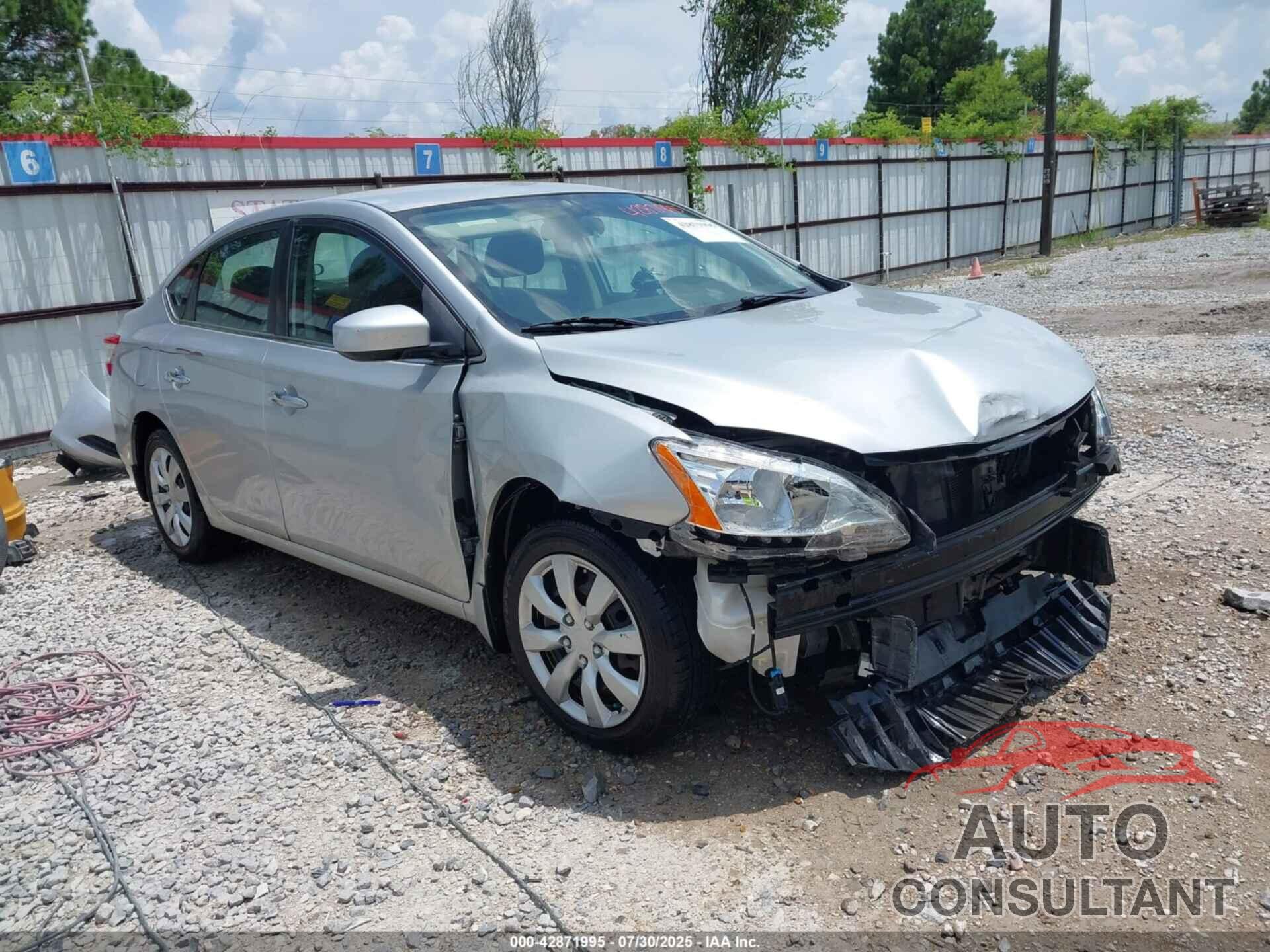 NISSAN SENTRA 2015 - 3N1AB7AP5FY230962