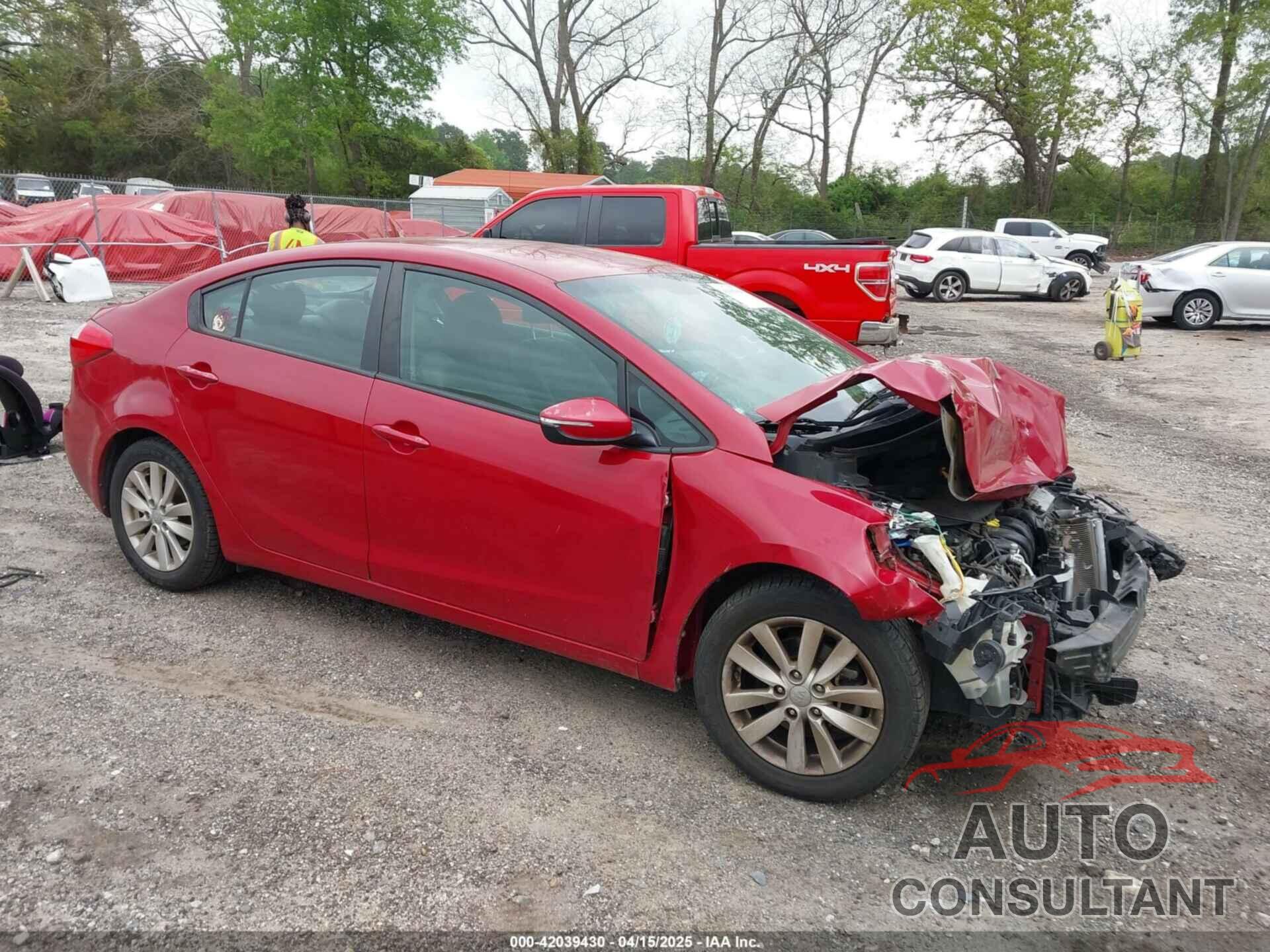KIA FORTE 2015 - KNAFX4A62F5417161