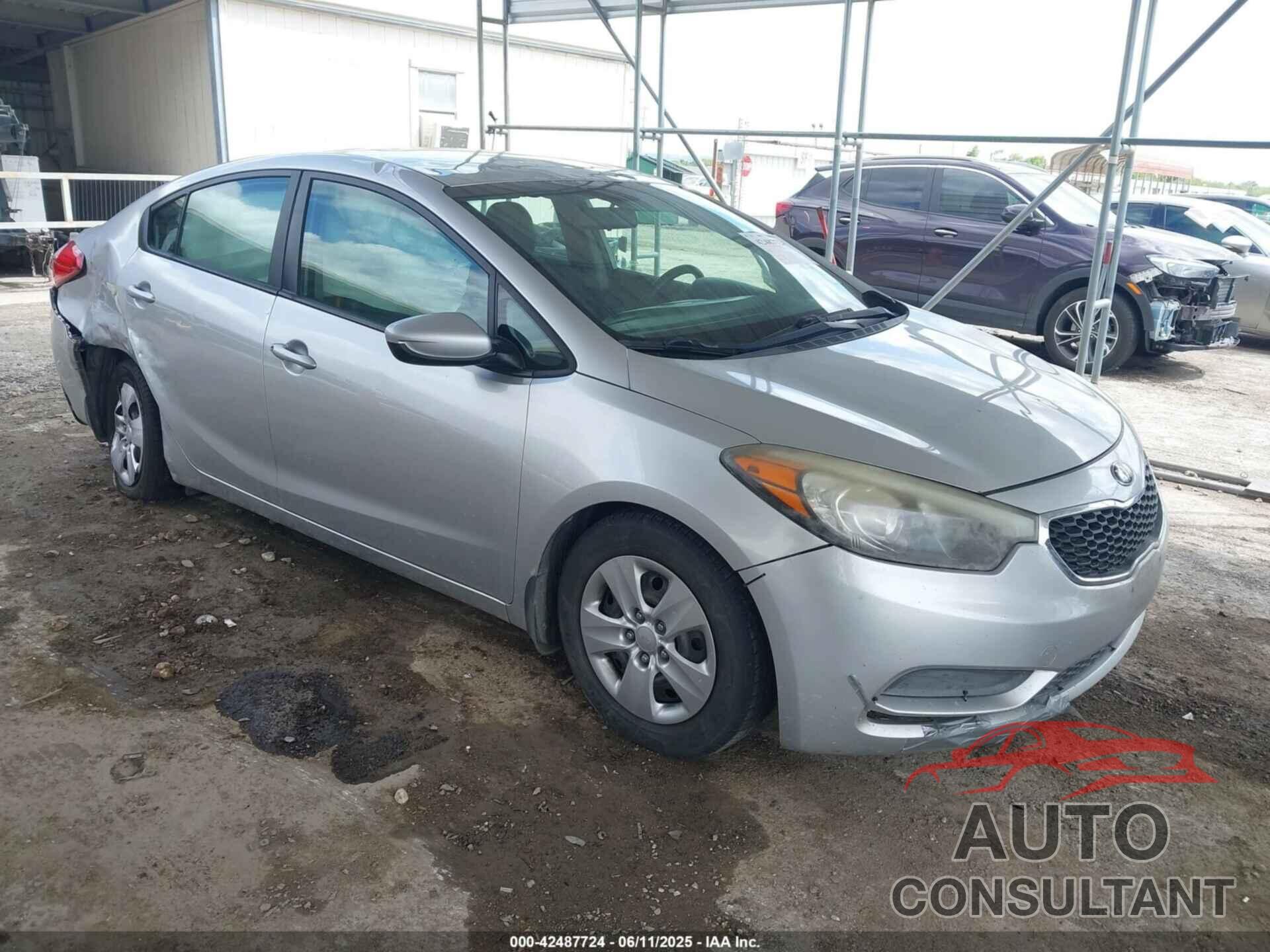 KIA FORTE 2015 - KNAFK4A69F5263188