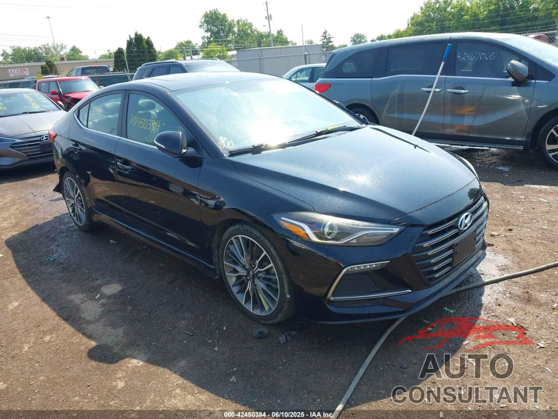 HYUNDAI ELANTRA 2018 - KMHD04LB0JU703254