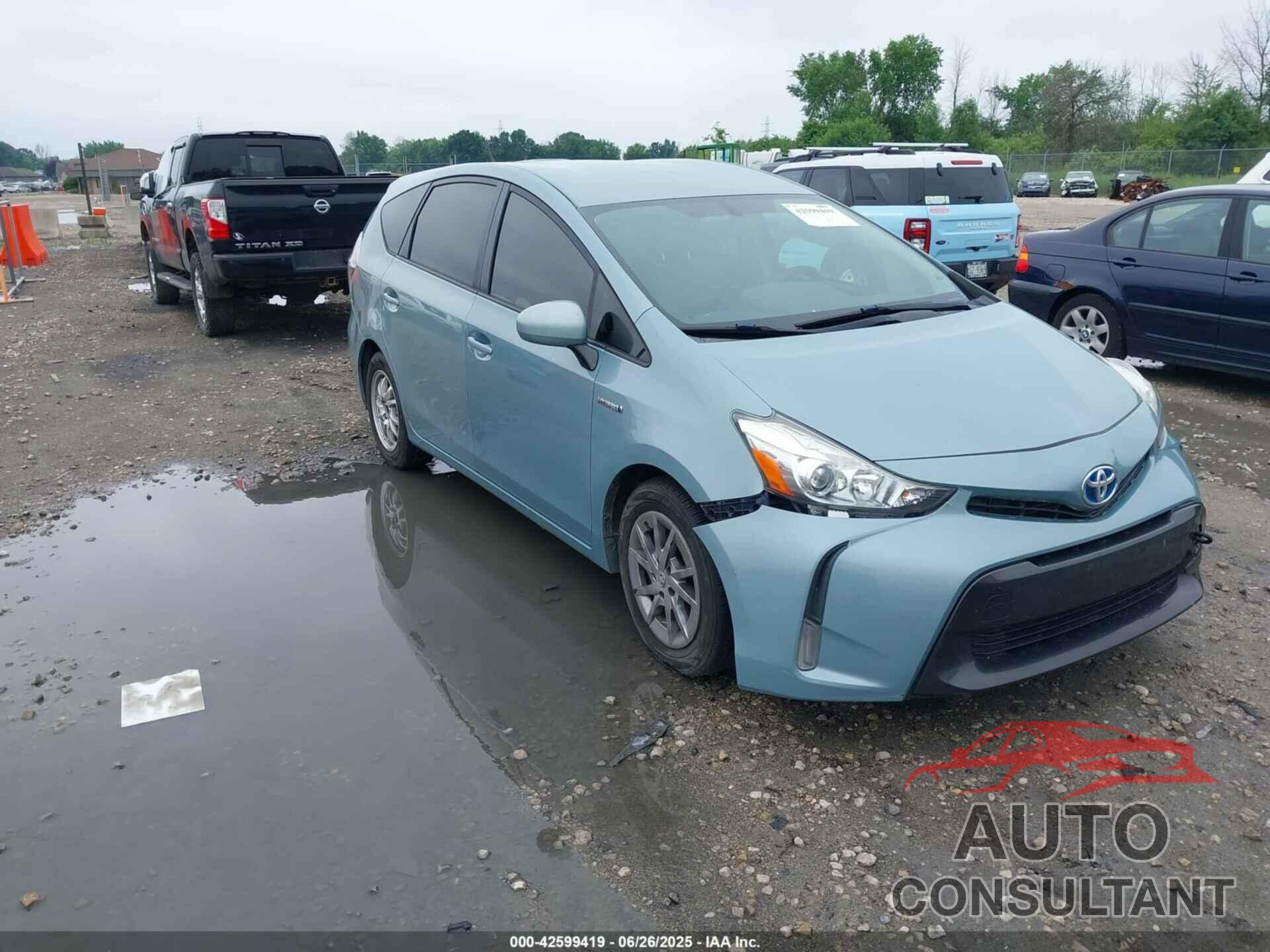 TOYOTA PRIUS V 2015 - JTDZN3EU0FJ021004