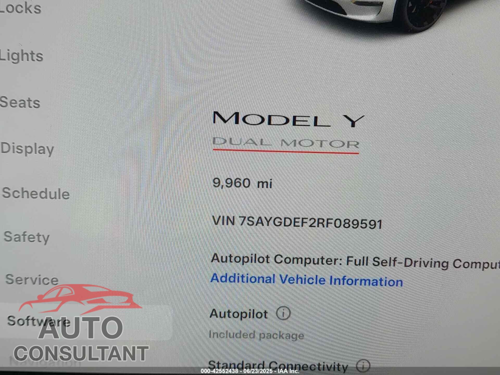 TESLA MODEL Y 2024 - 7SAYGDEF2RF089591