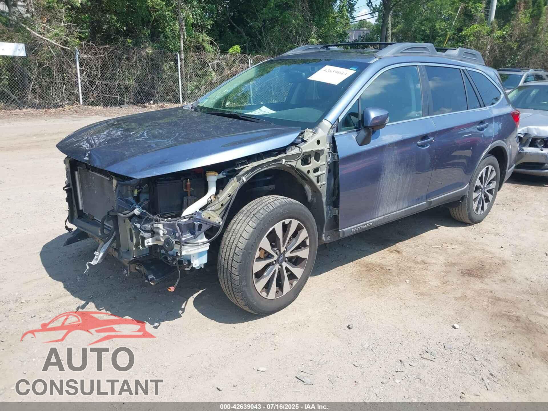 SUBARU OUTBACK 2016 - 4S4BSANCXG3244836