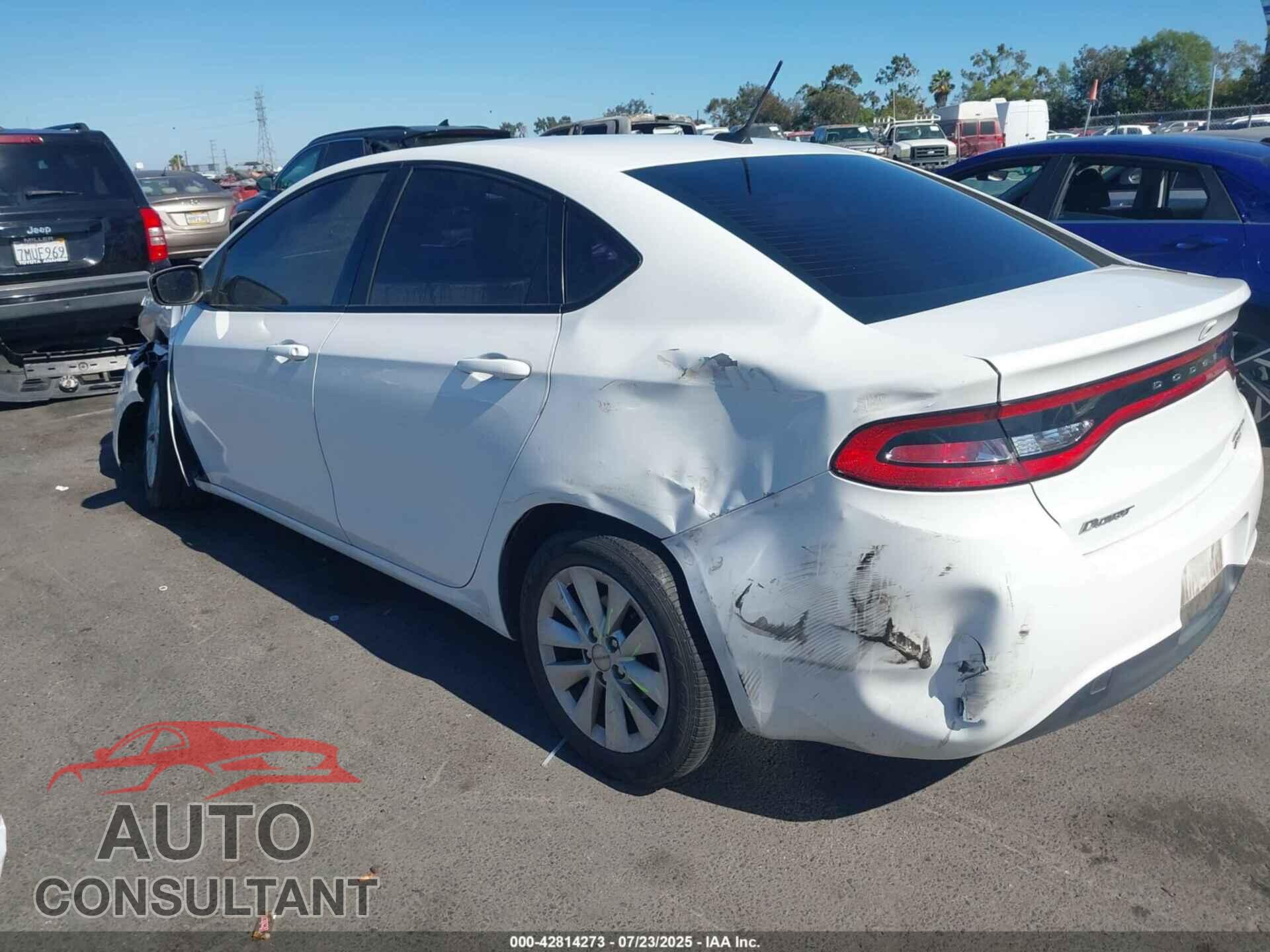 DODGE DART 2015 - 1C3CDFDH1FD406783