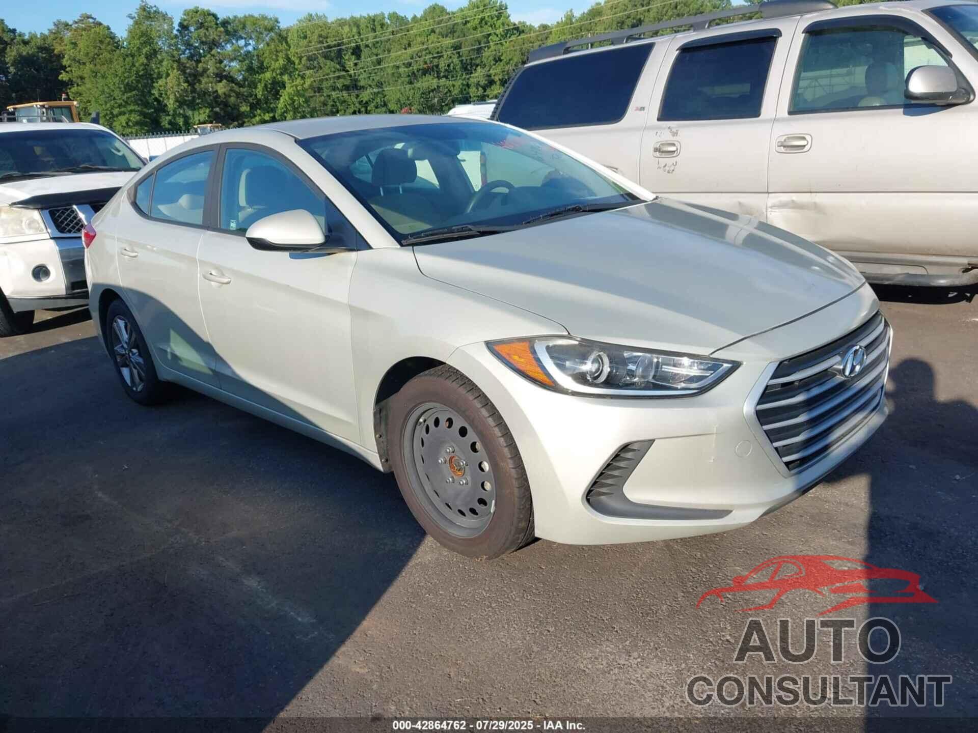 HYUNDAI ELANTRA 2017 - KMHD84LF1HU102764
