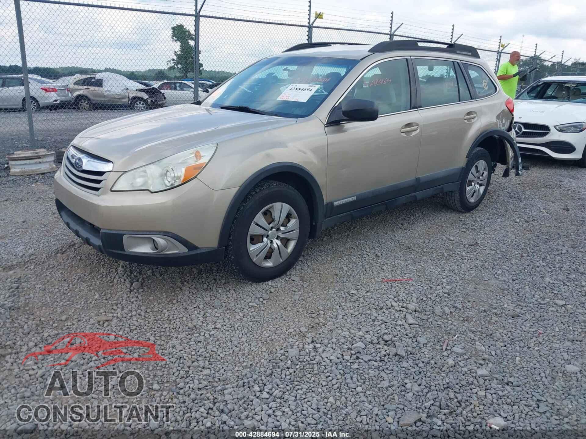 SUBARU OUTBACK 2010 - 4S4BRCAC5A3370915