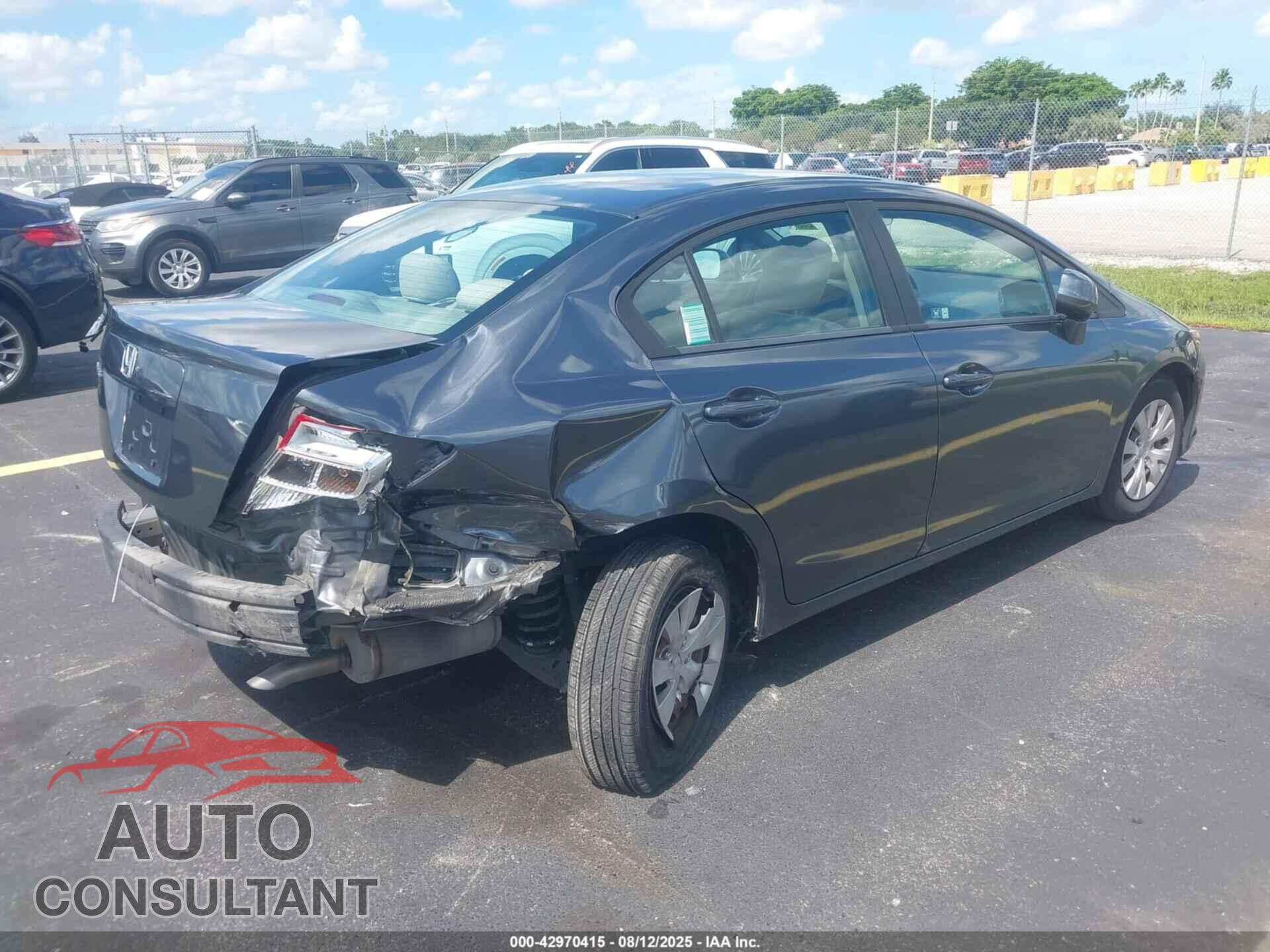 HONDA CIVIC 2012 - 19XFB2F5XCE007813