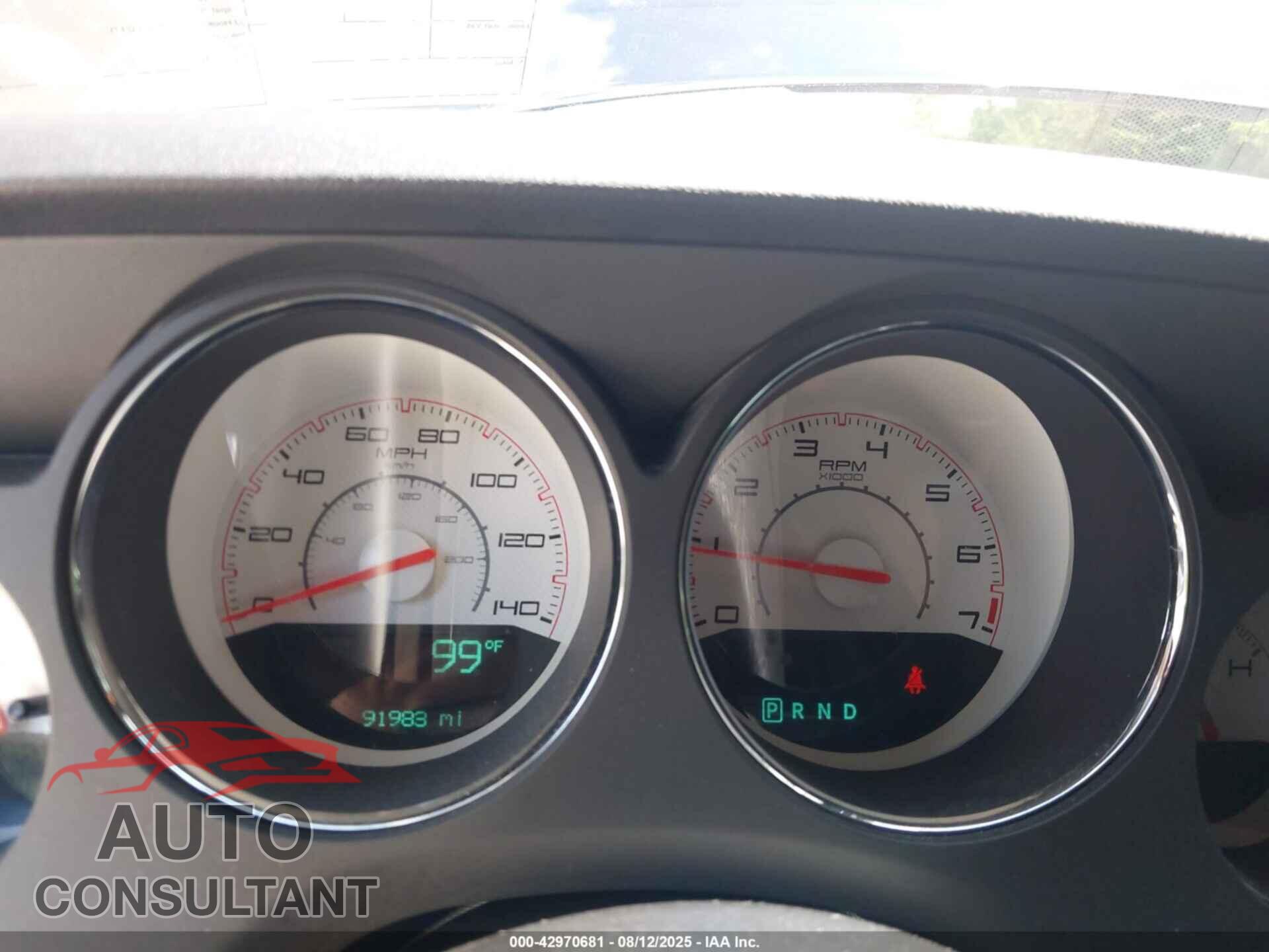 DODGE CHALLENGER 2013 - 2C3CDYAG5DH581996