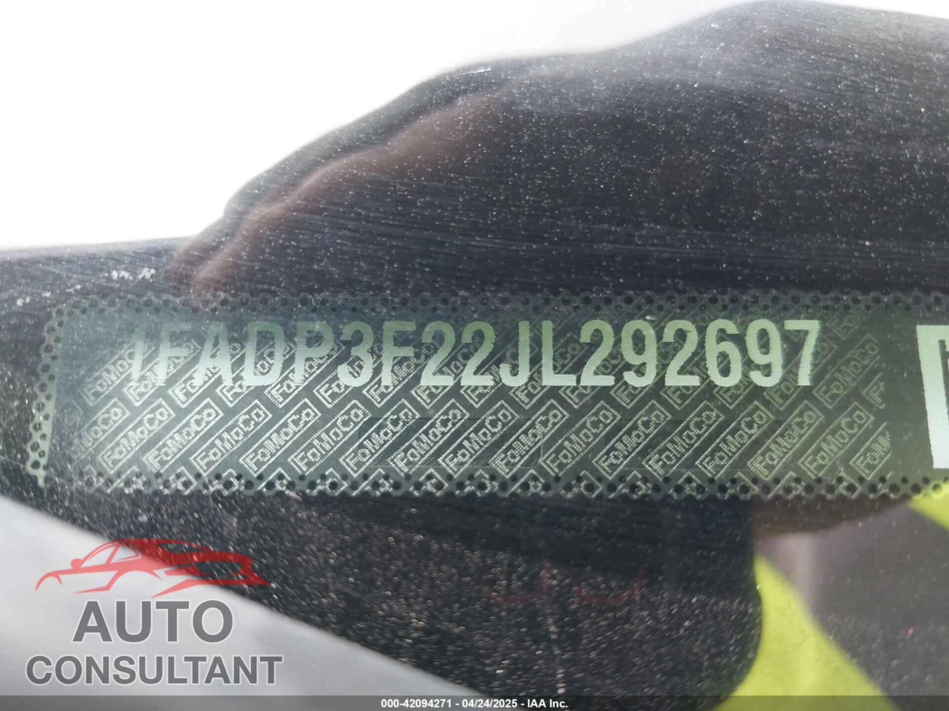 FORD FOCUS 2018 - 1FADP3F22JL292697
