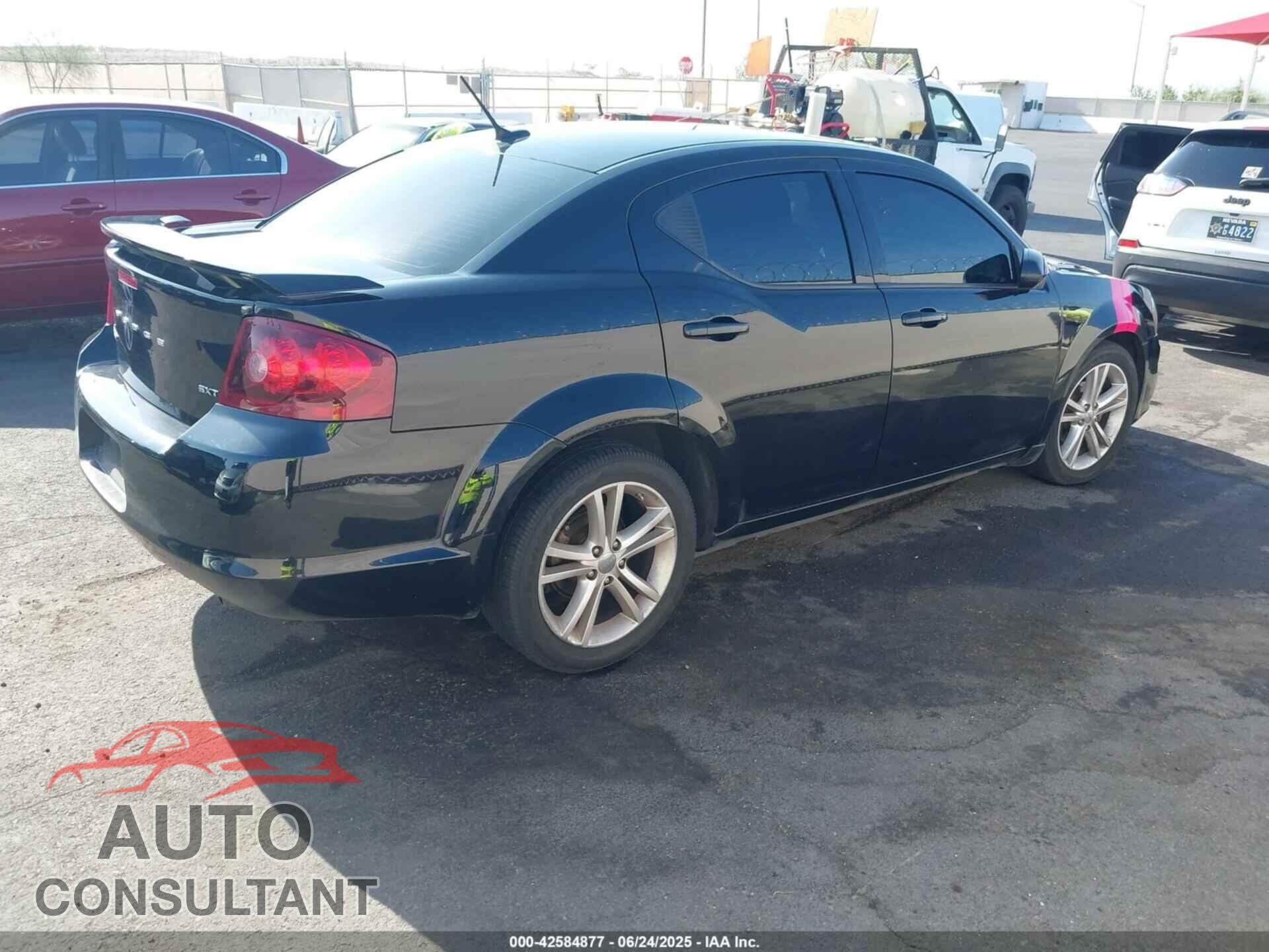 DODGE AVENGER 2012 - 1C3CDZEG8CN281049
