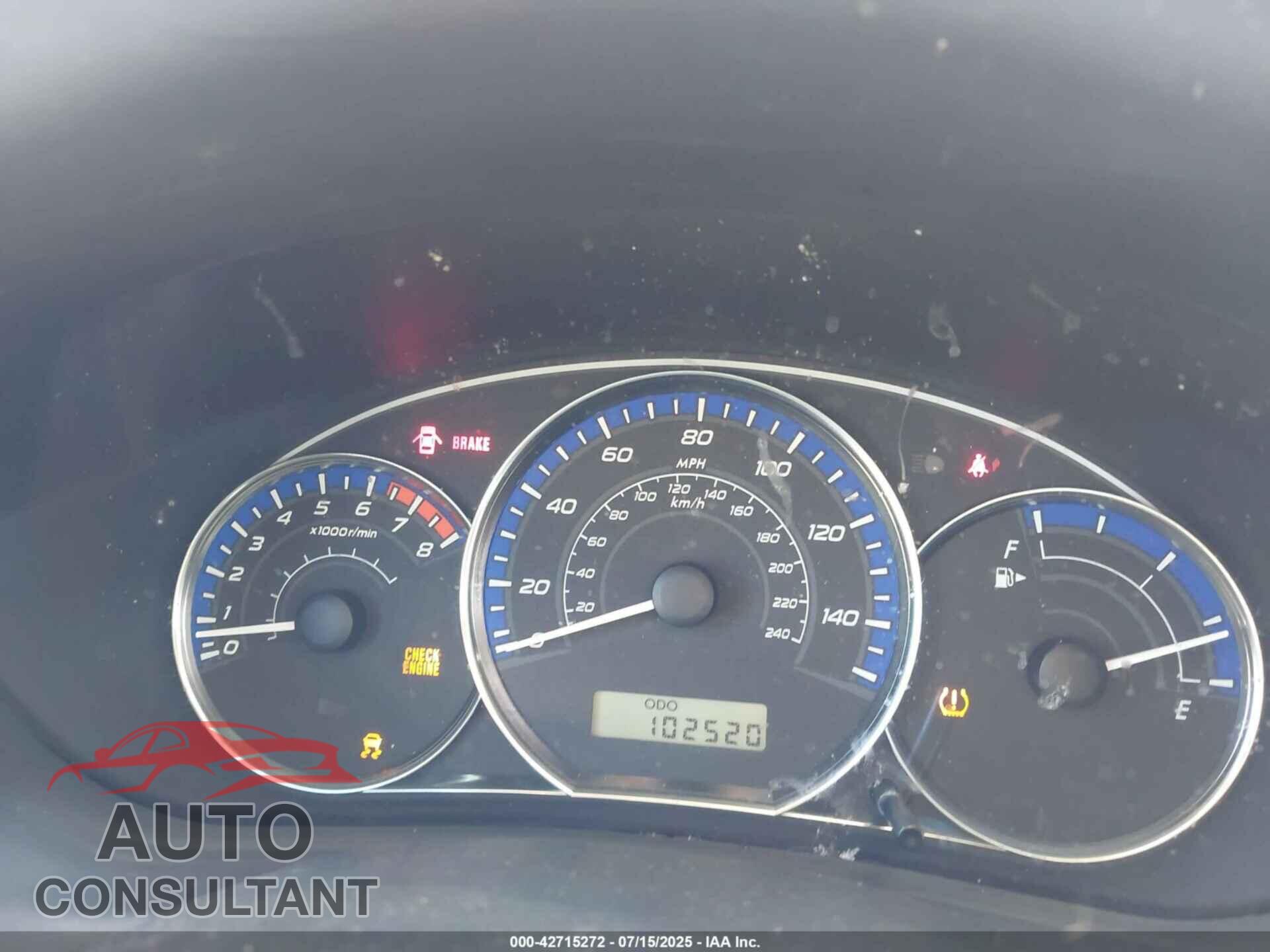 SUBARU FORESTER 2013 - JF2SHADC2DG420725