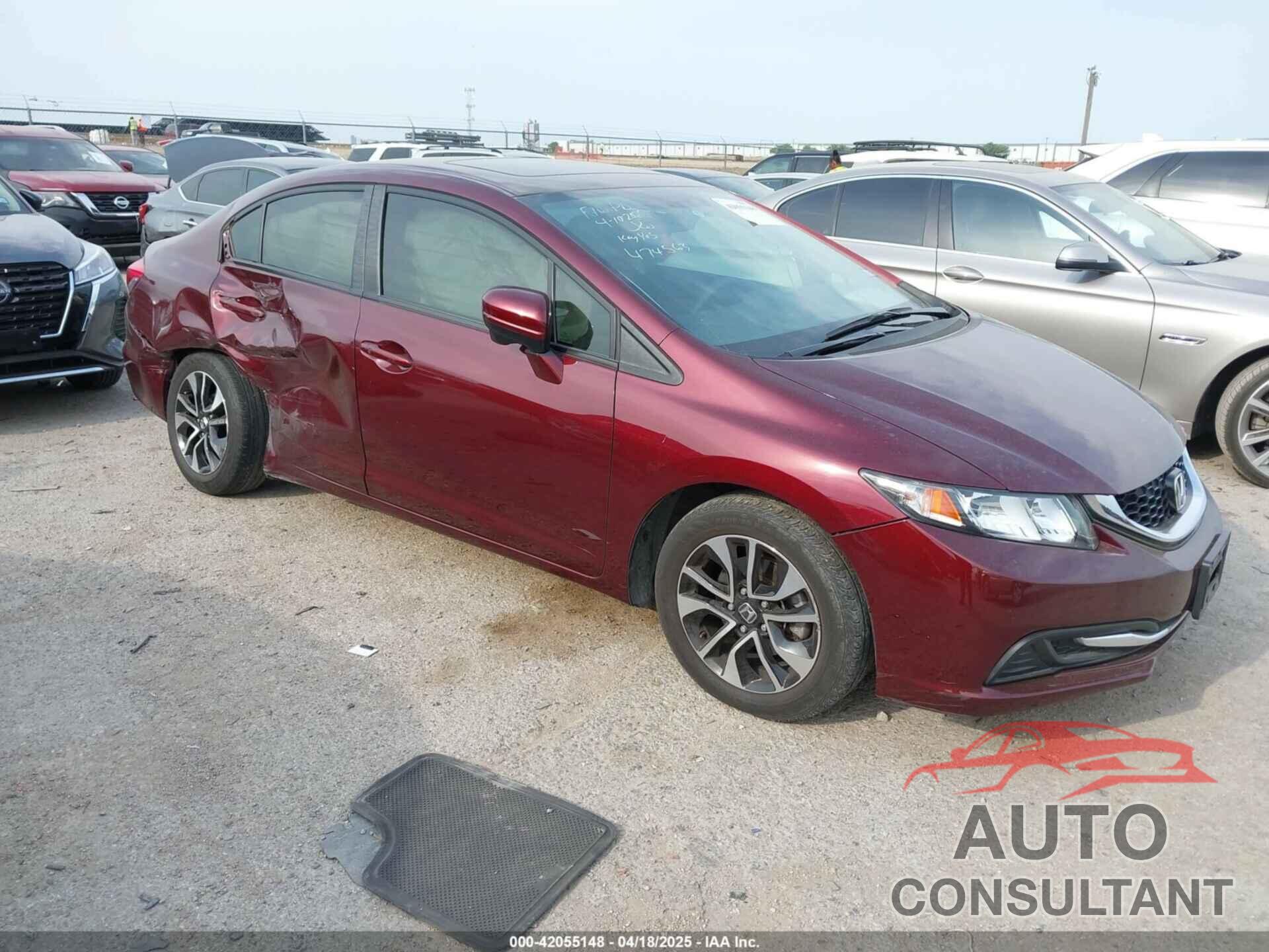 HONDA CIVIC 2015 - 19XFB2F86FE010643