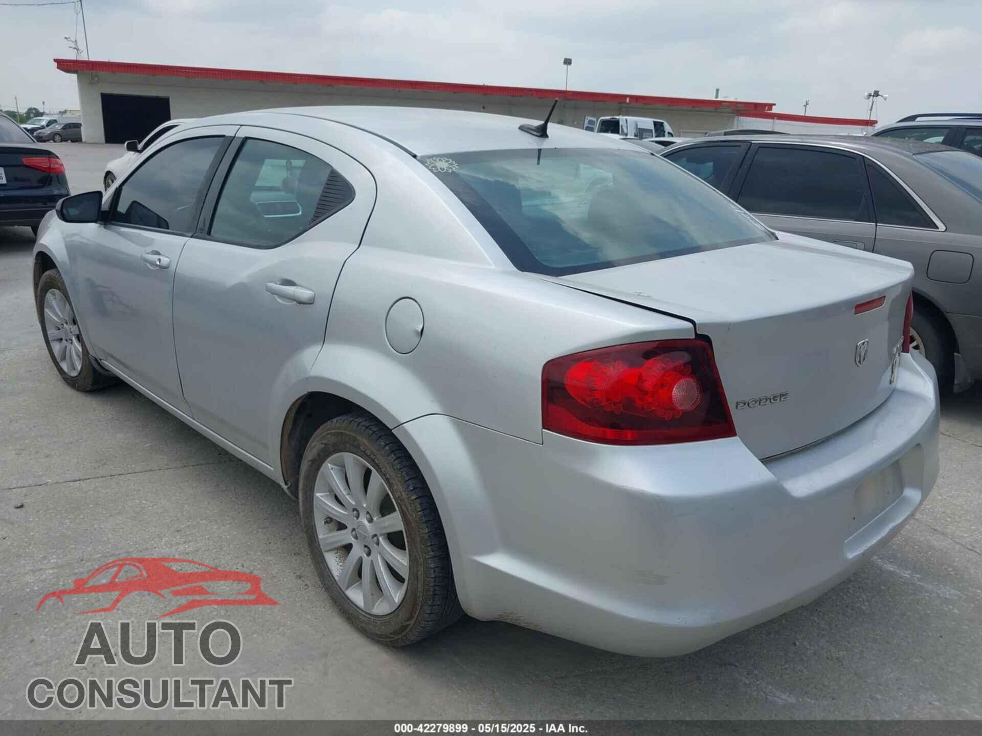 DODGE AVENGER 2012 - 1C3CDZAB4CN174588