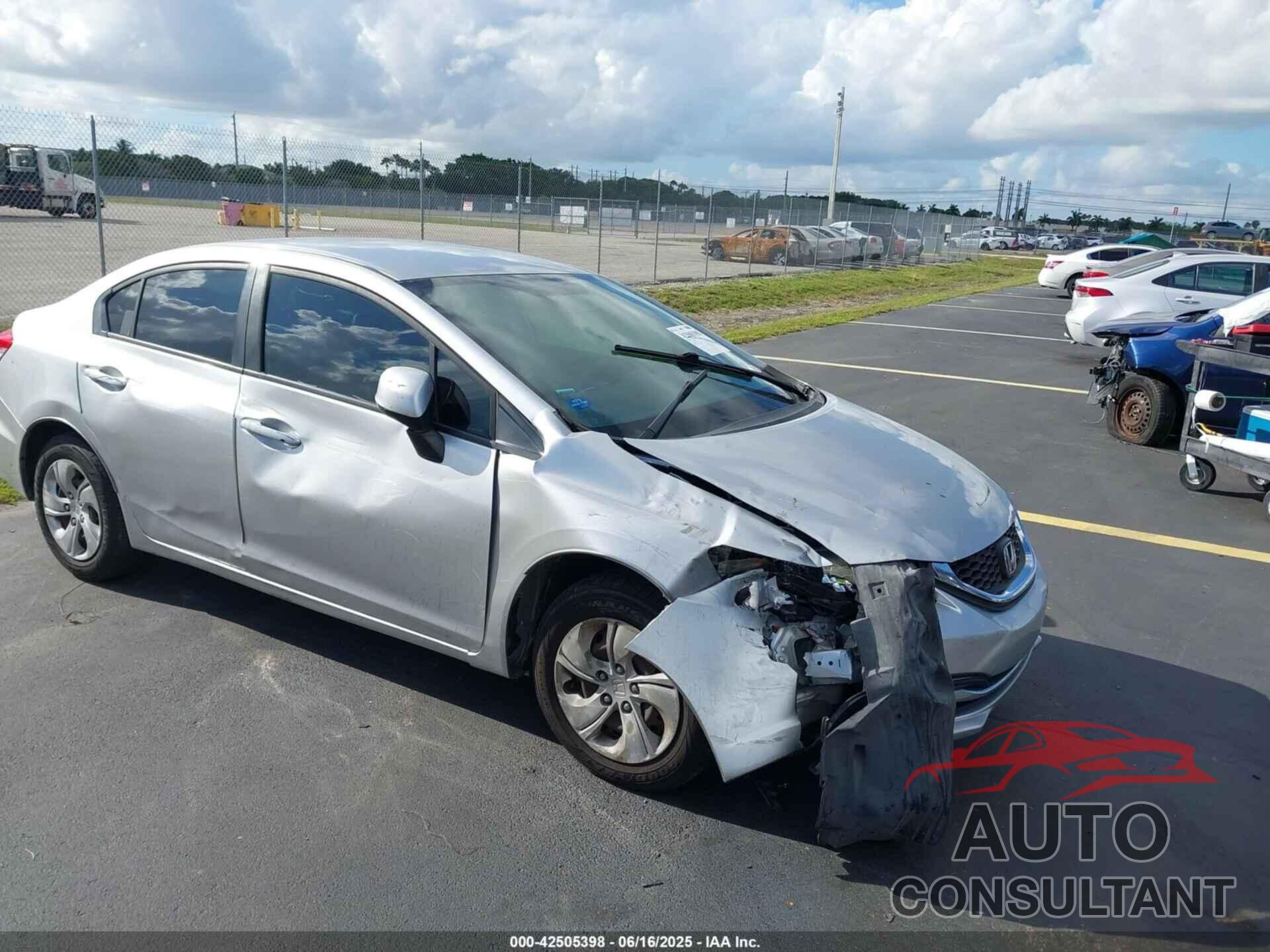 HONDA CIVIC 2013 - 19XFB2F52DE100651