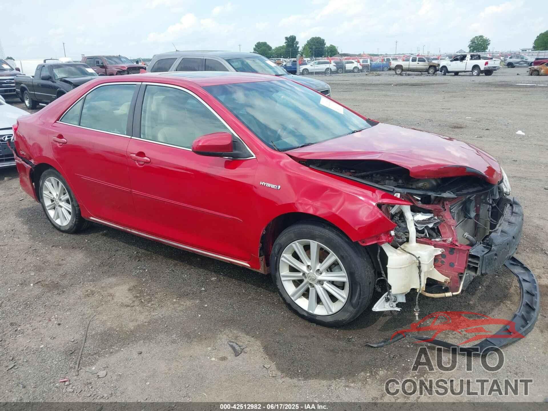 TOYOTA CAMRY HYBRID 2014 - 4T1BD1FK1EU131767