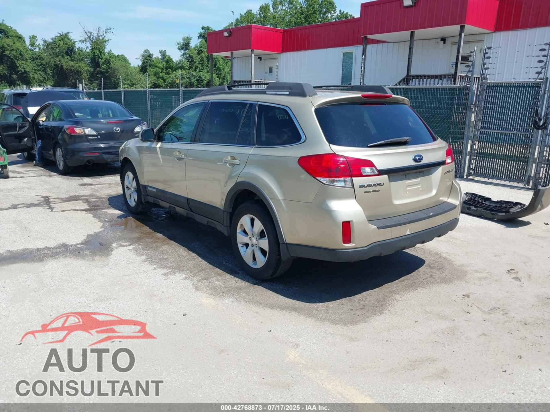 SUBARU OUTBACK 2010 - 4S4BRCEC3A3314479
