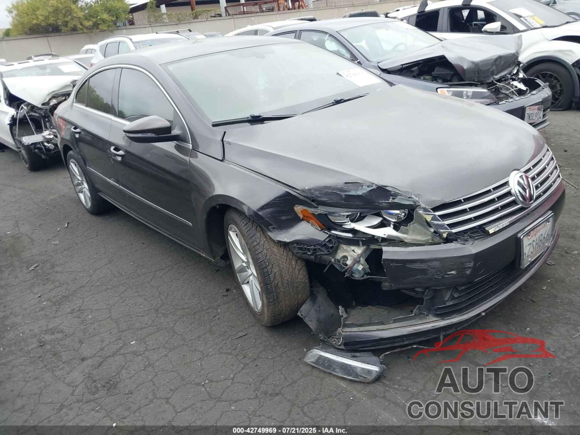 VOLKSWAGEN CC 2013 - WVWBP7AN6DE547662