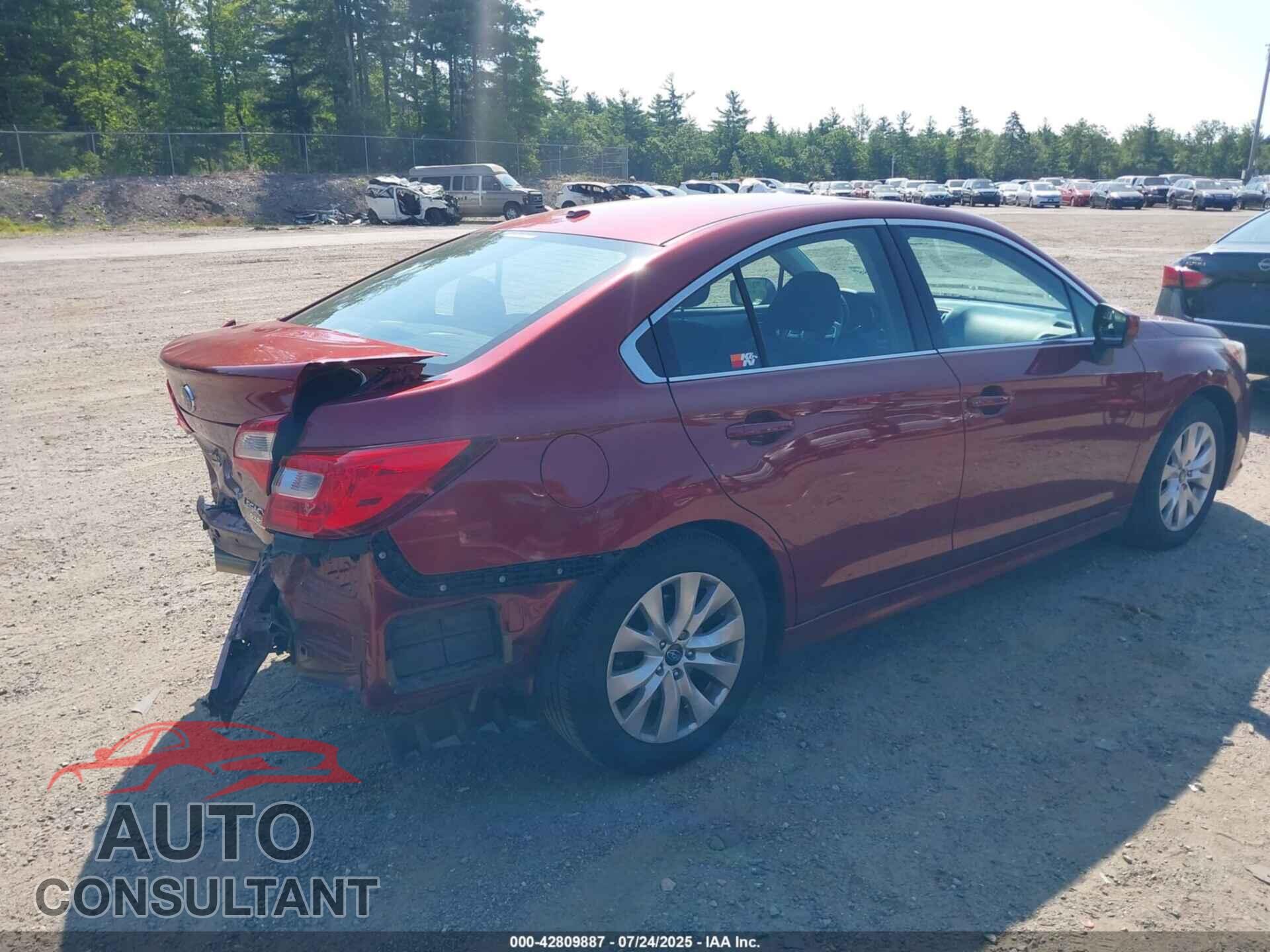 SUBARU LEGACY 2015 - 4S3BNAD67F3059018