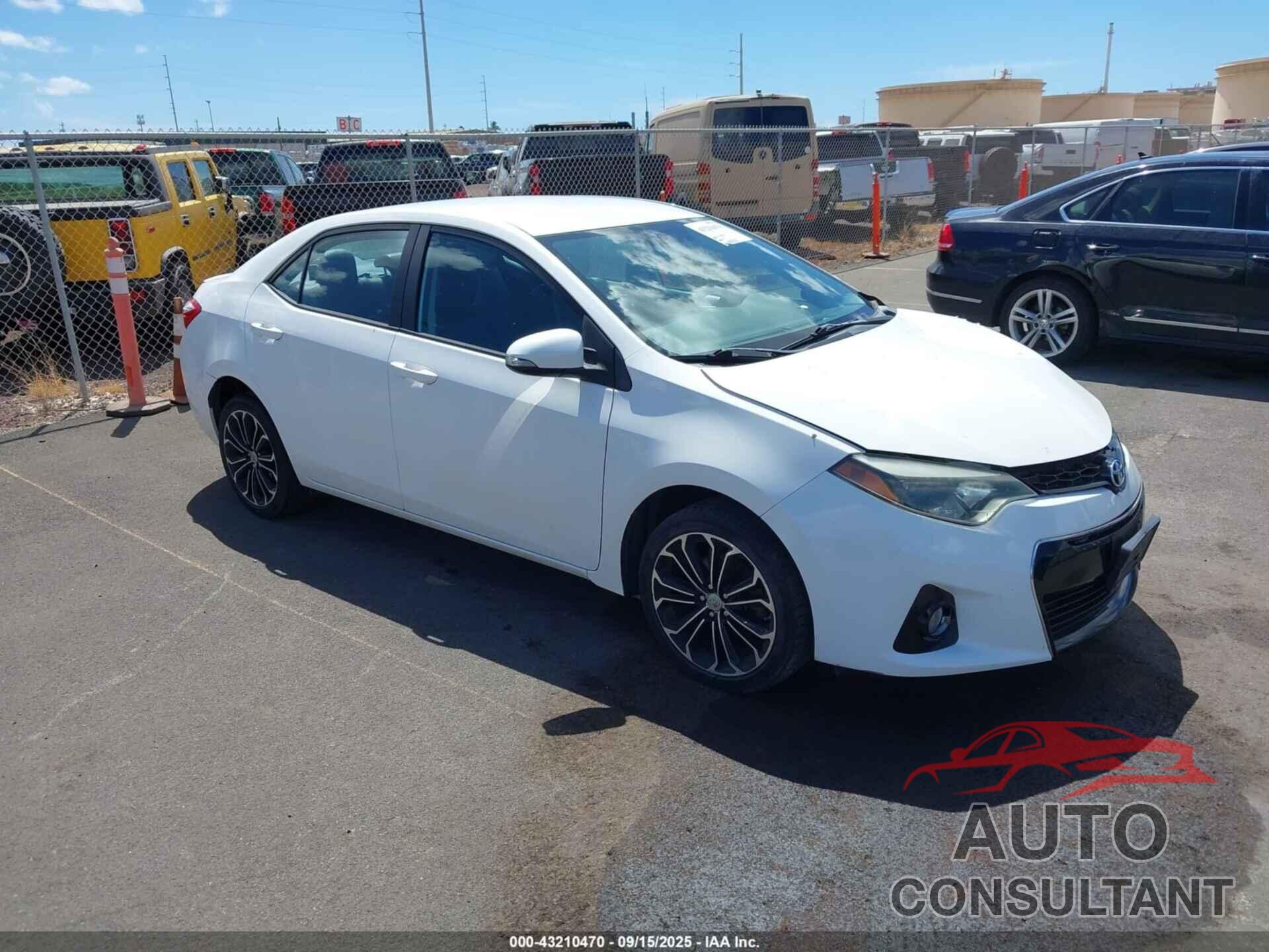 TOYOTA COROLLA 2014 - 5YFBURHE7EP178227