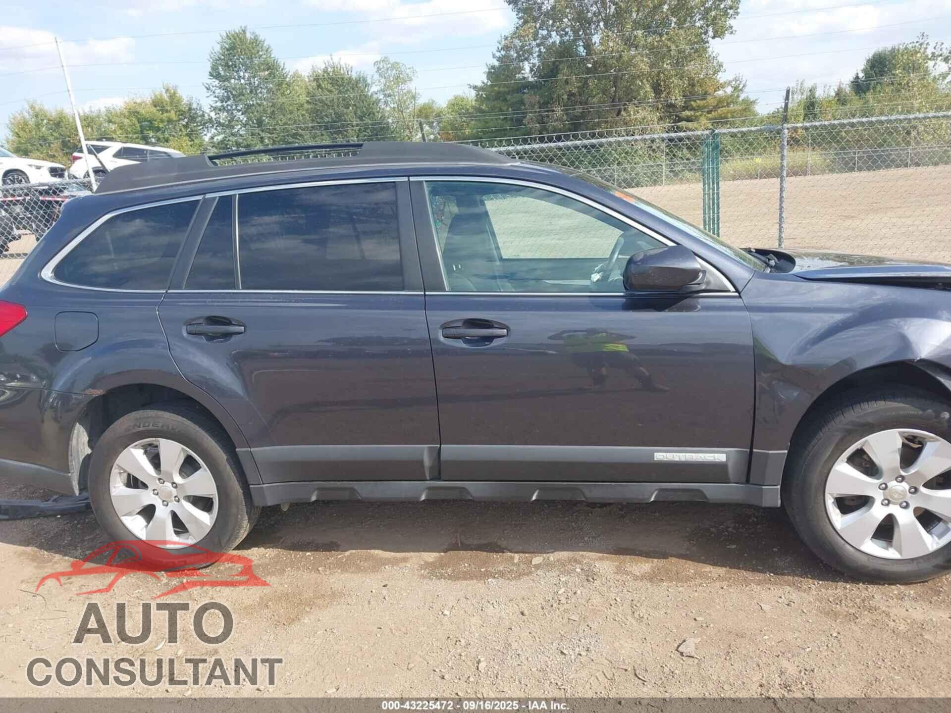 SUBARU OUTBACK 2011 - 4S4BRCCC8B3377128