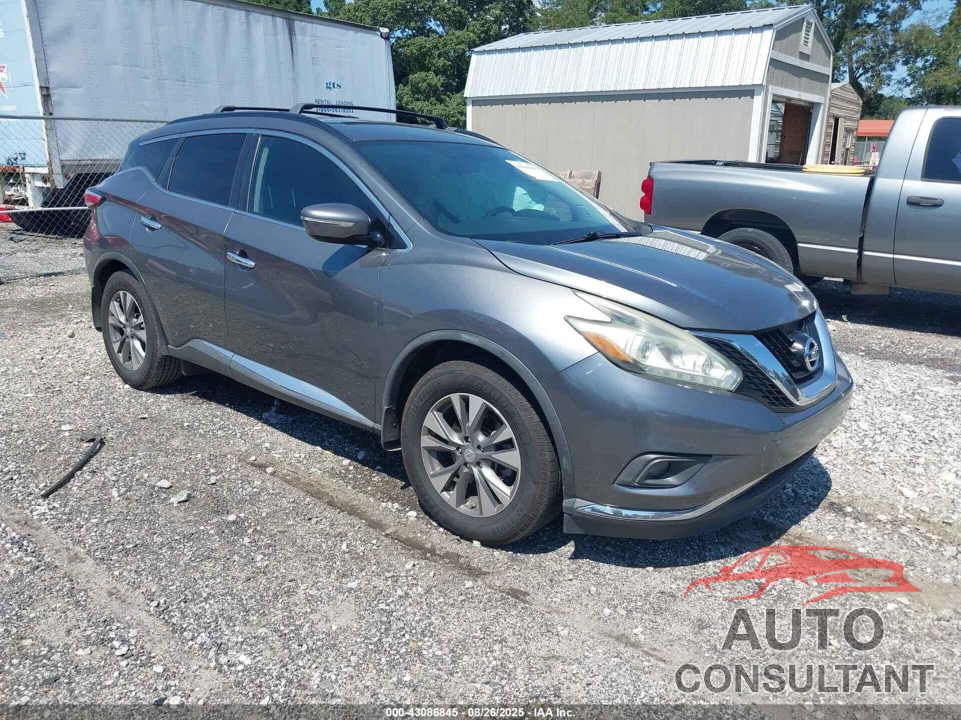 NISSAN MURANO 2015 - 5N1AZ2MH8FN202534