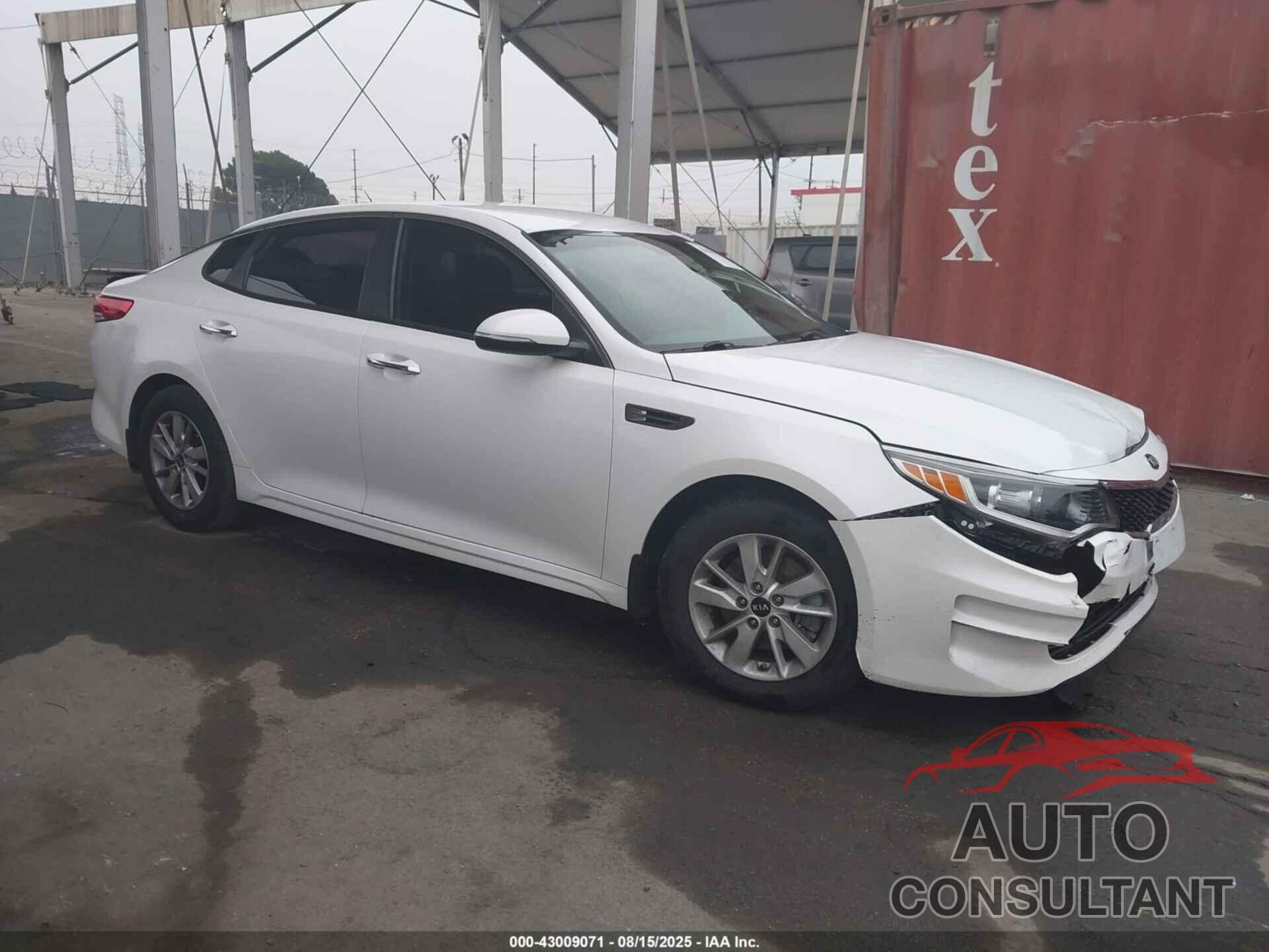 KIA OPTIMA 2016 - KNAGT4L39G5103544