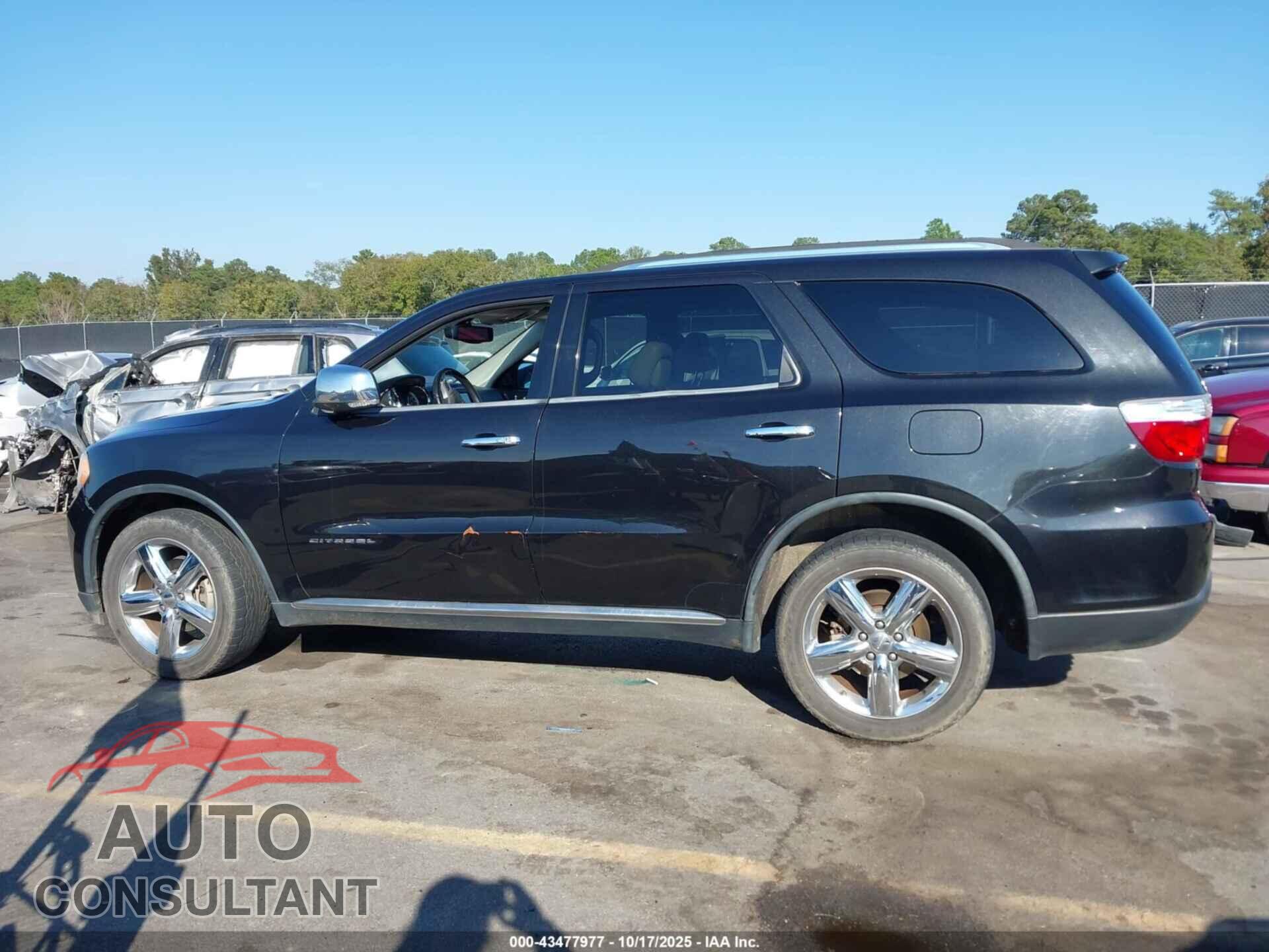DODGE DURANGO 2012 - 1C4RDHEG2CC301226