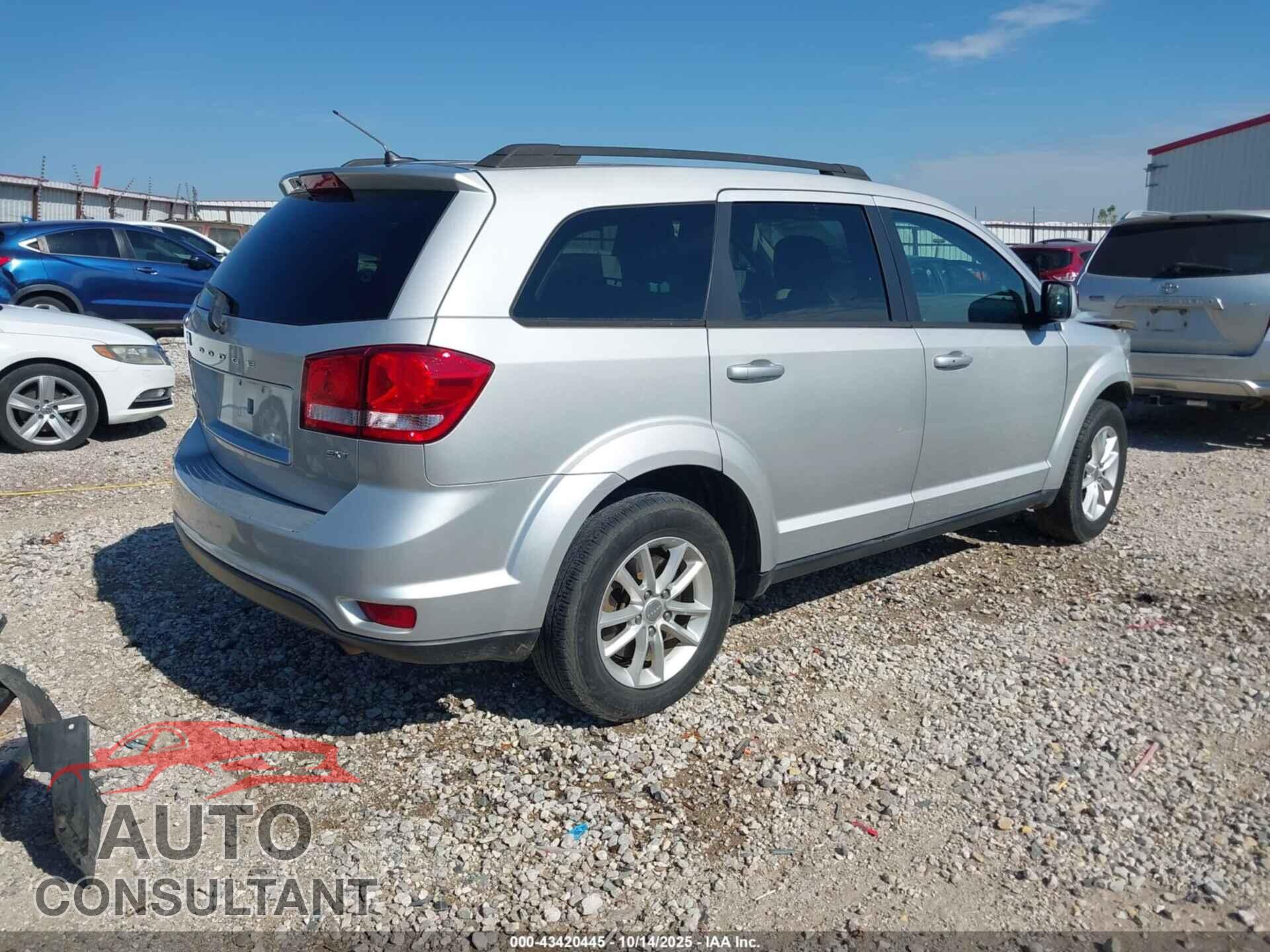 DODGE JOURNEY 2014 - 3C4PDCBB3ET112742
