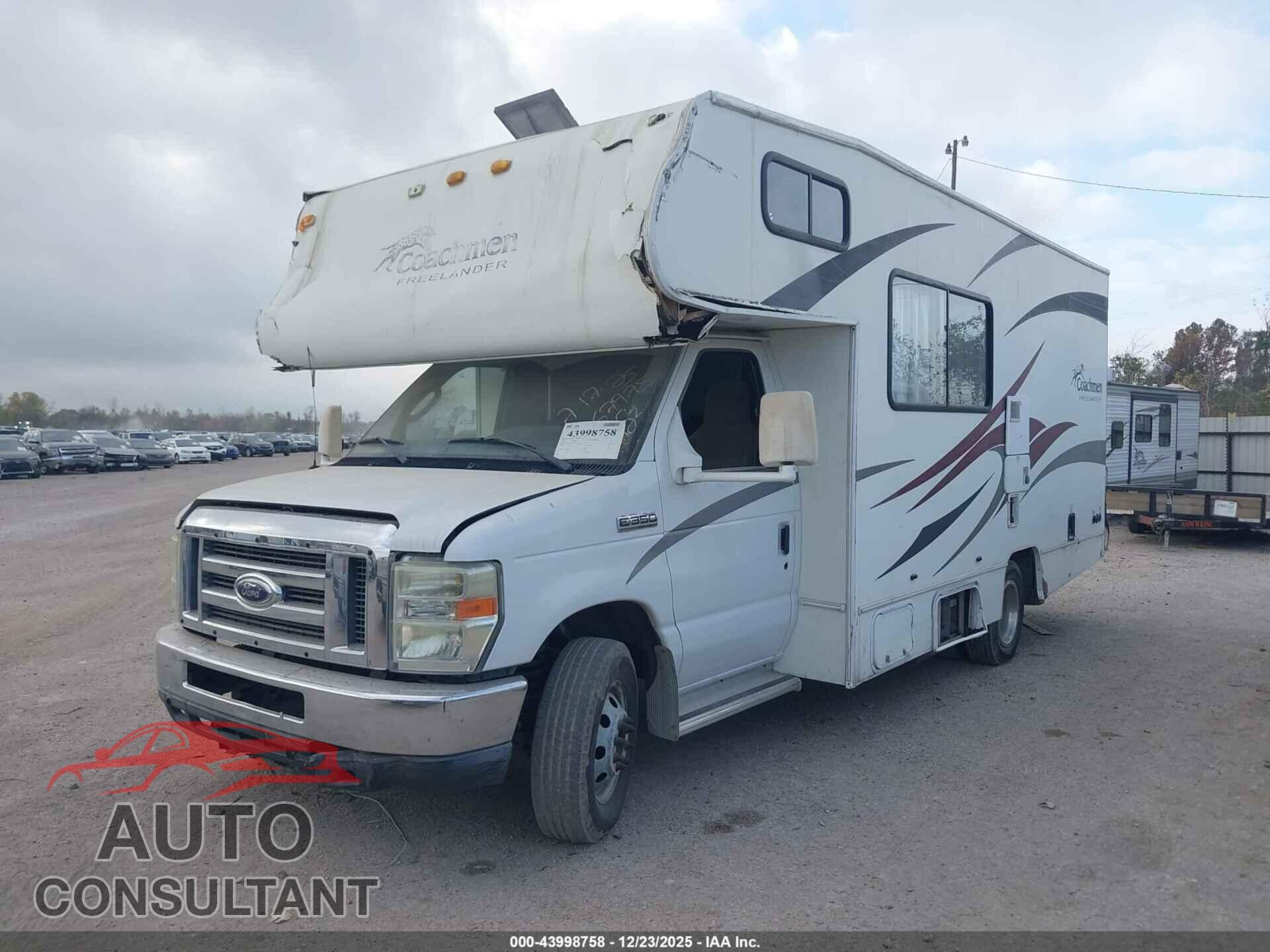 FORD E-350 CUTAWAY 2010 - 1FDWE3FS7ADA96334