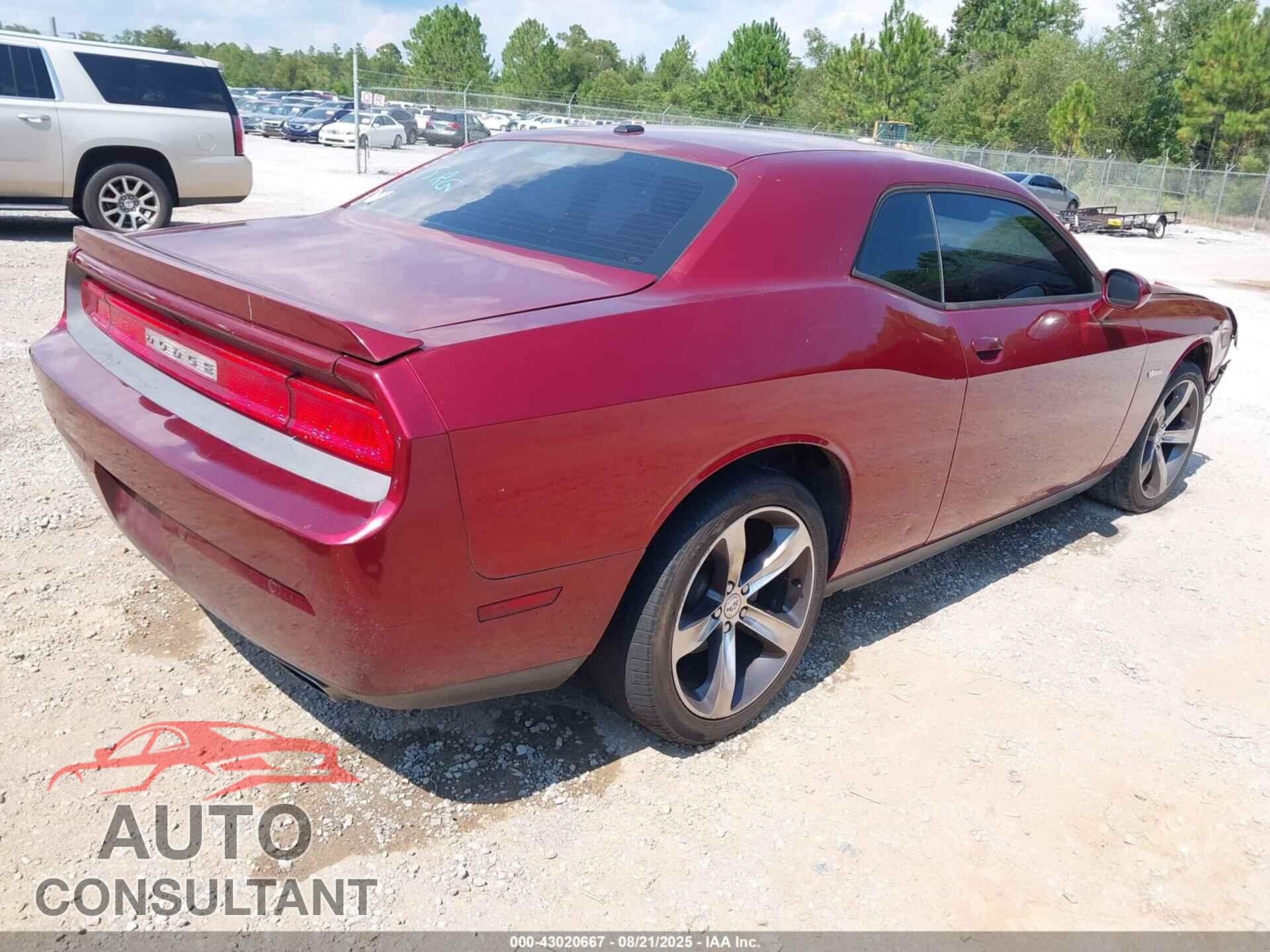 DODGE CHALLENGER 2014 - 2C3CDYAG8EH225138