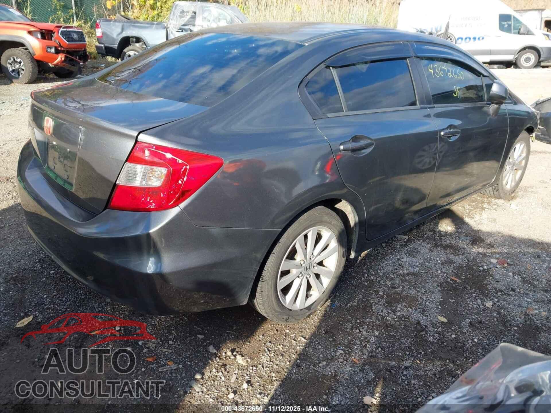 HONDA CIVIC 2012 - 2HGFB2F82CH316577