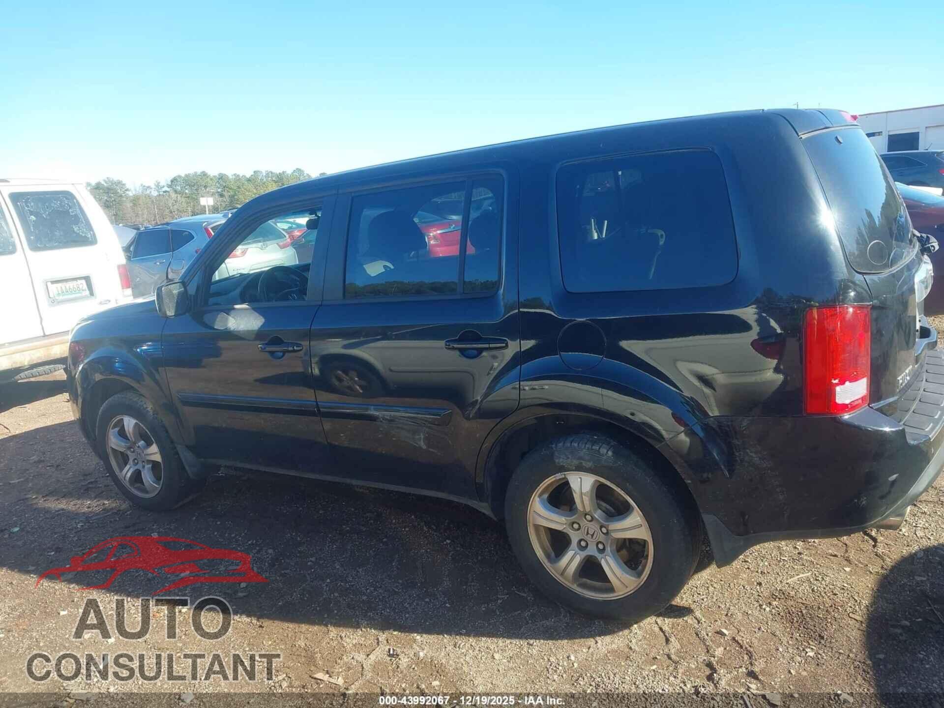 HONDA PILOT 2012 - 5FNYF3H43CB014829