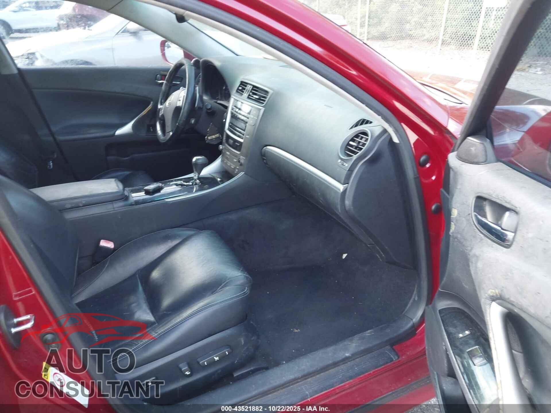 LEXUS IS 250 2011 - JTHBF5C26B5145209