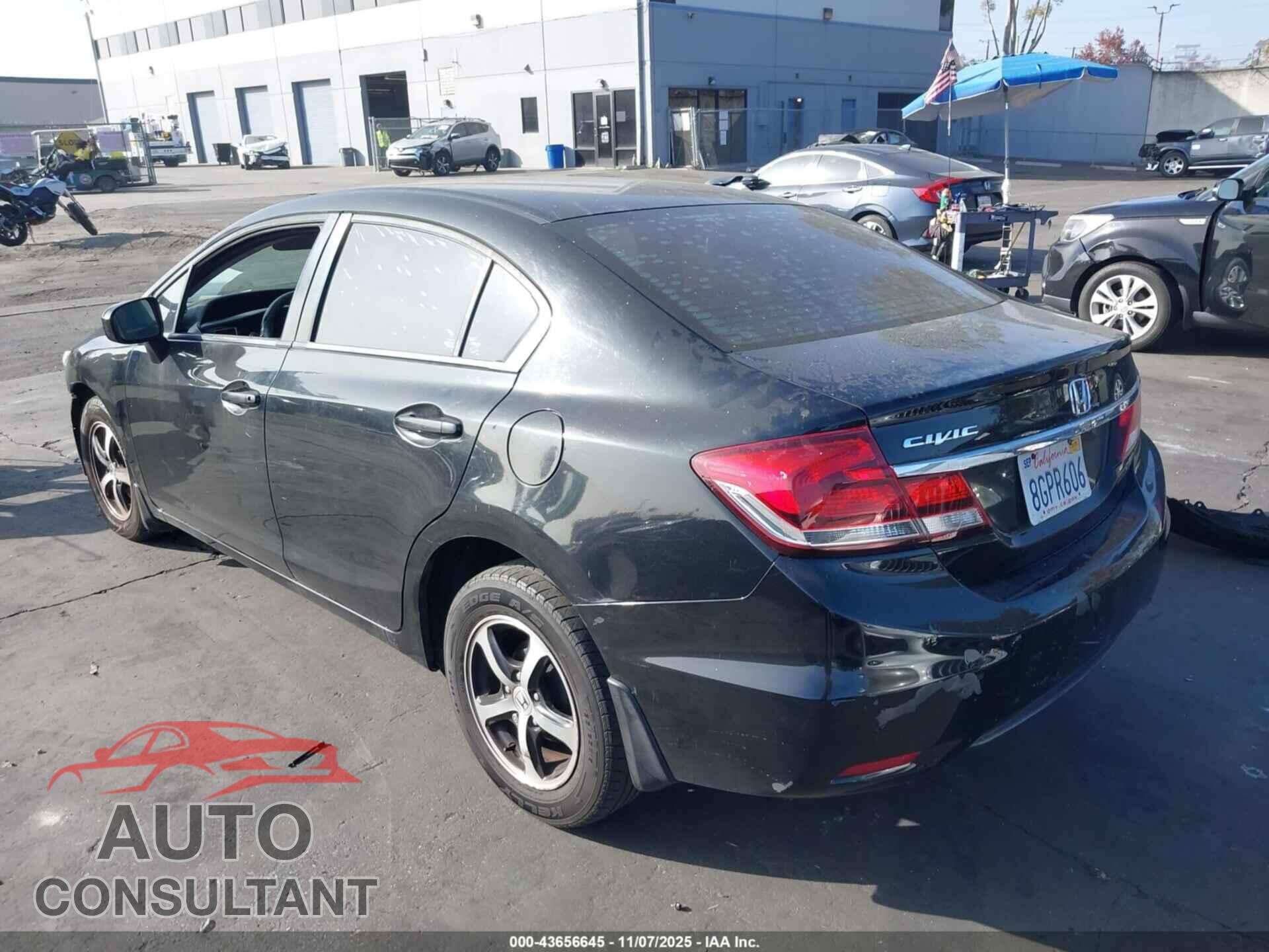 HONDA CIVIC 2015 - 19XFB2F76FE282293