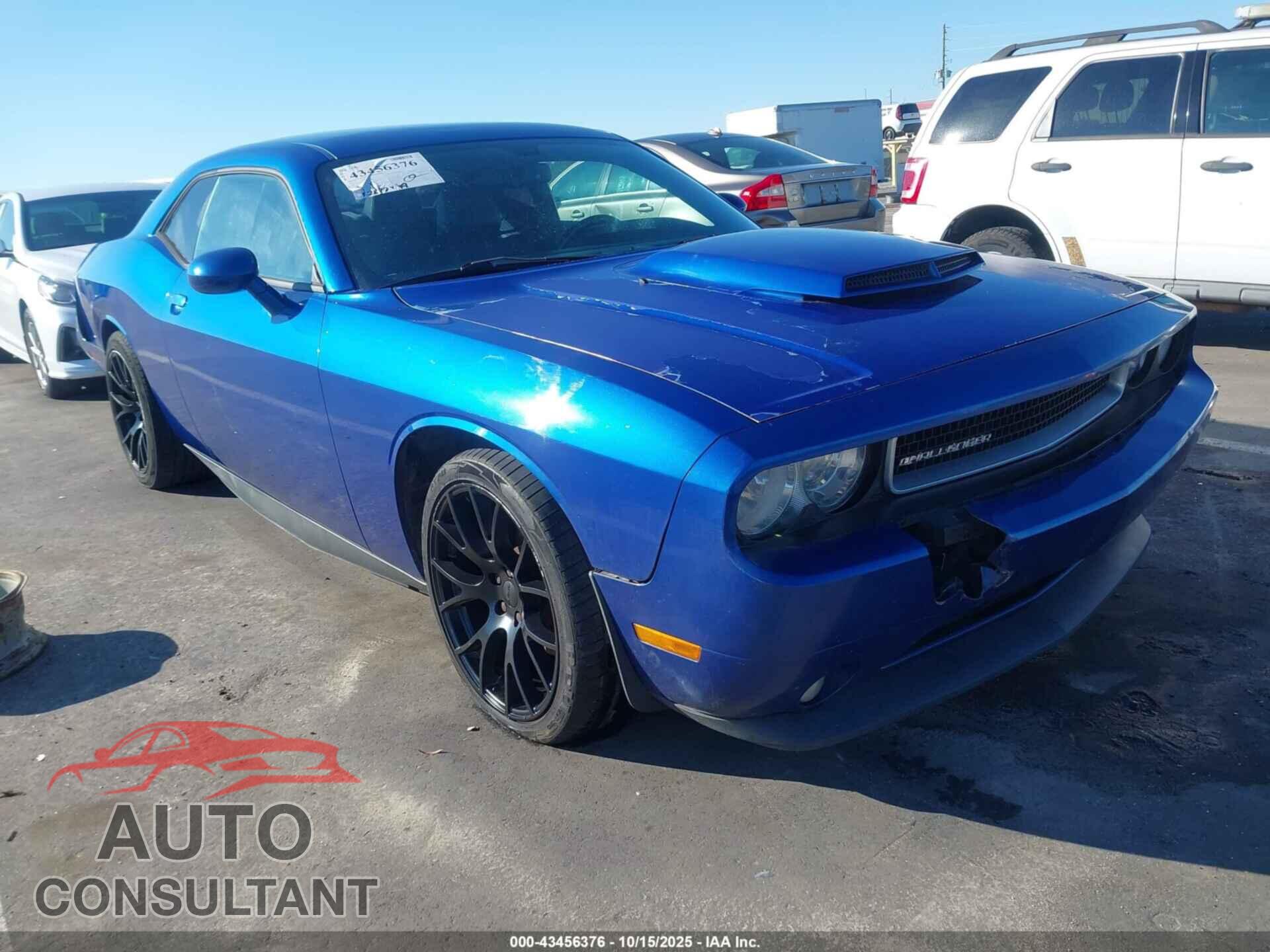 DODGE CHALLENGER 2012 - 2C3CDYAG2CH239064