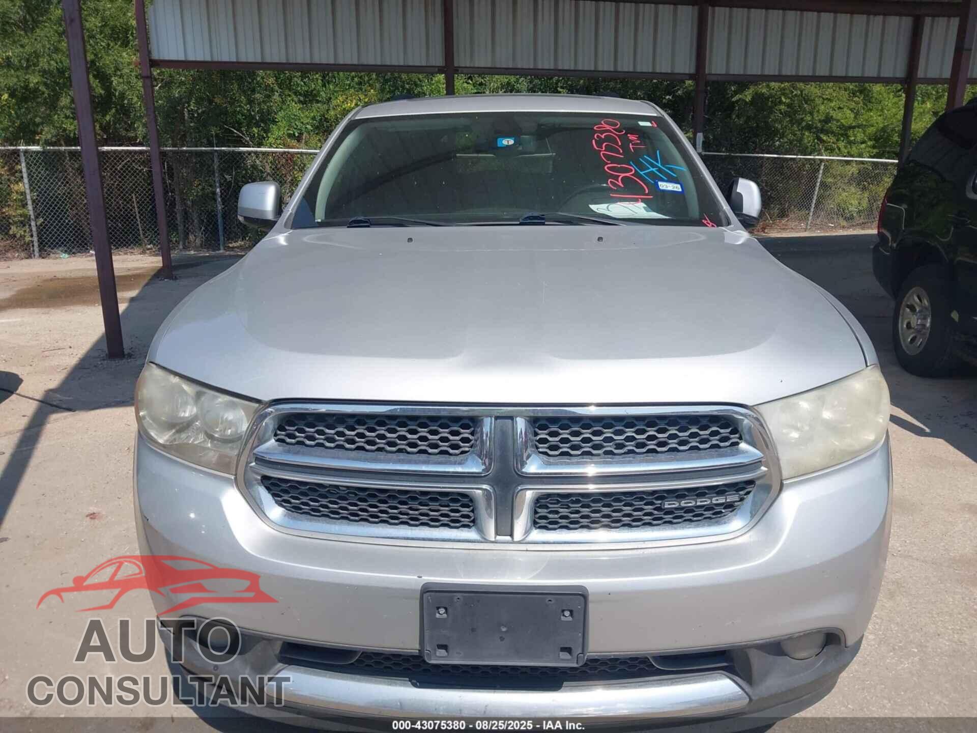 DODGE DURANGO 2012 - 1C4RDHDG5CC125824