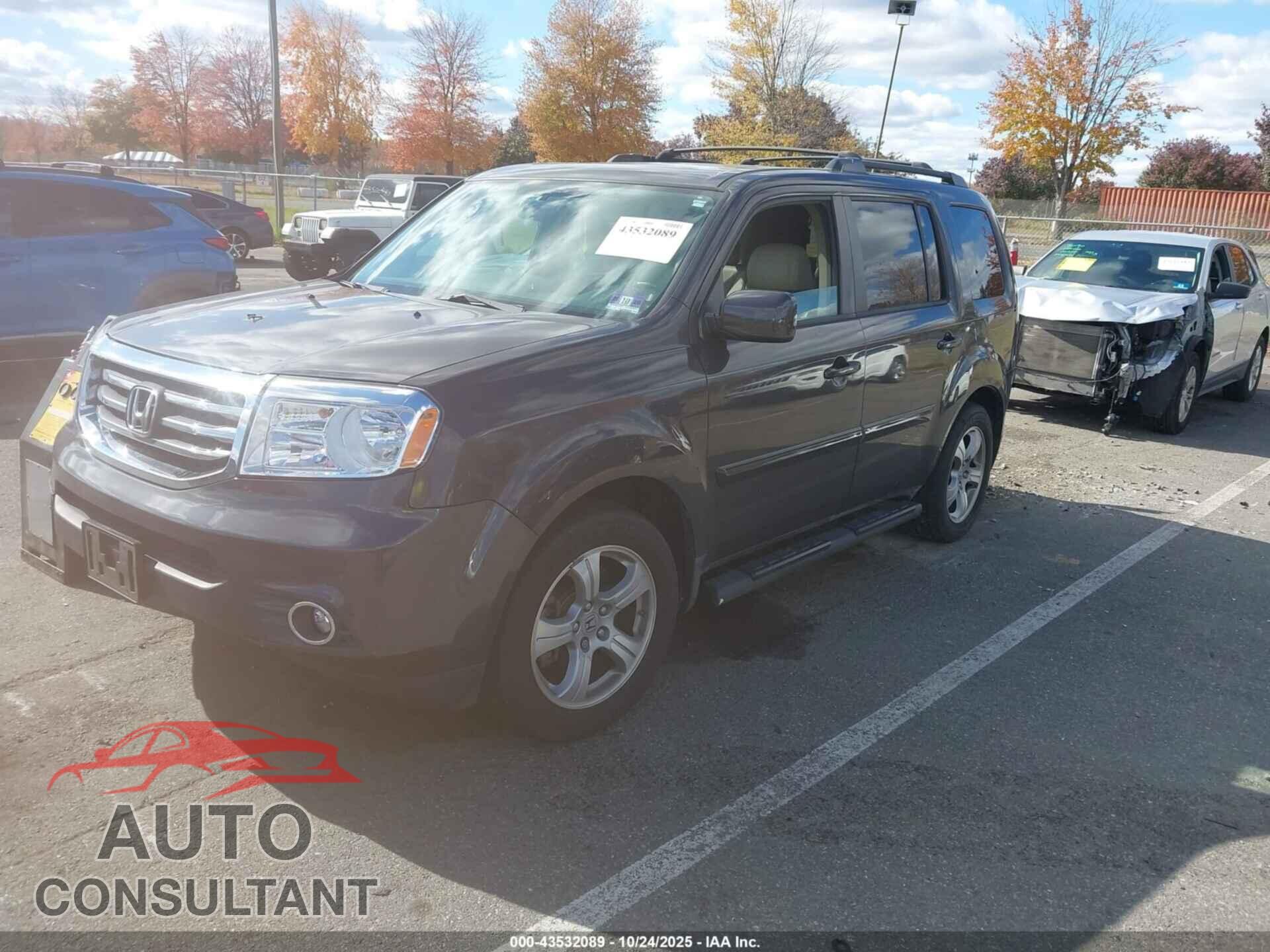 HONDA PILOT 2013 - 5FNYF4H57DB080946