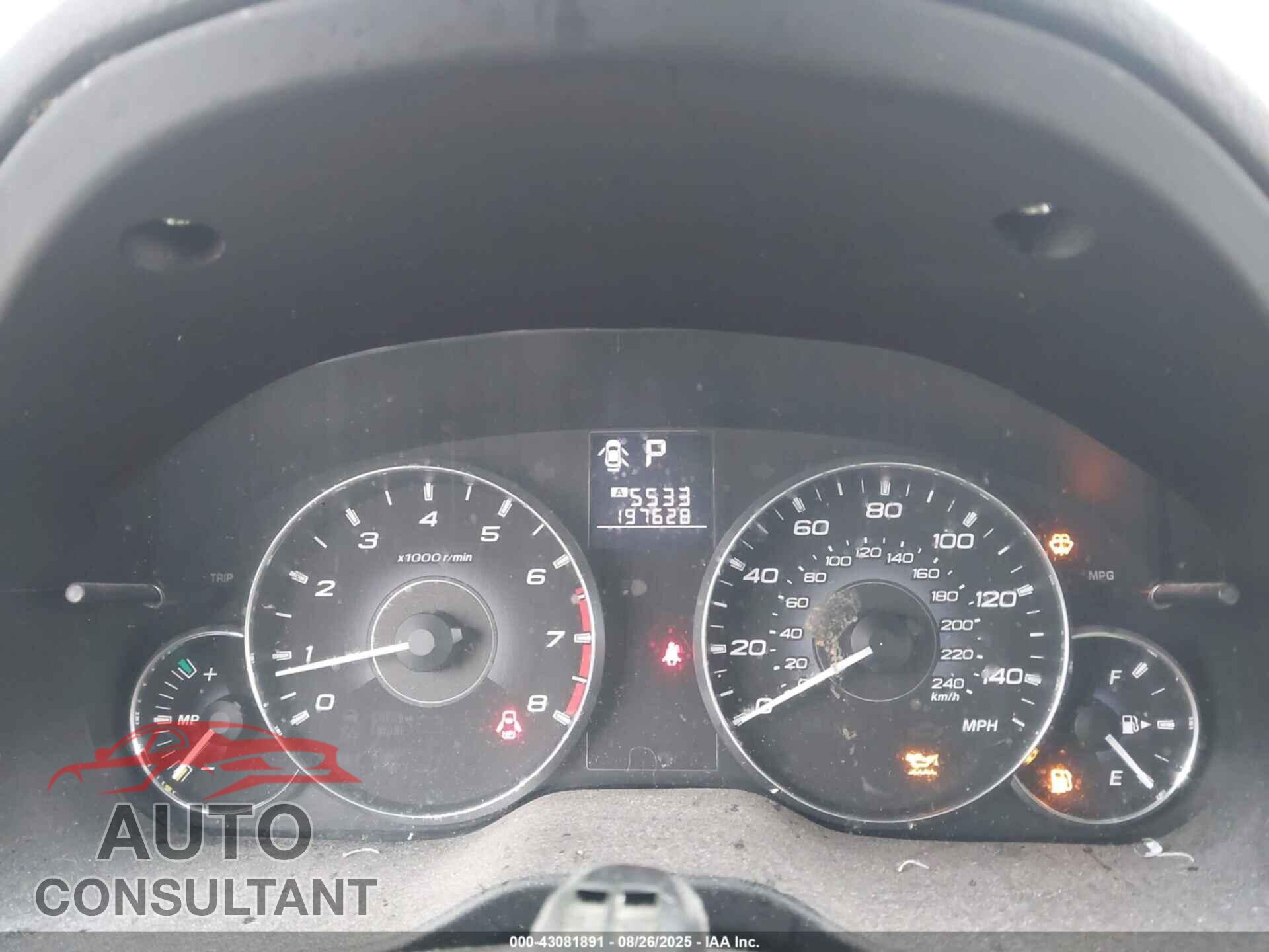SUBARU OUTBACK 2011 - 4S4BRBGC7B3447920
