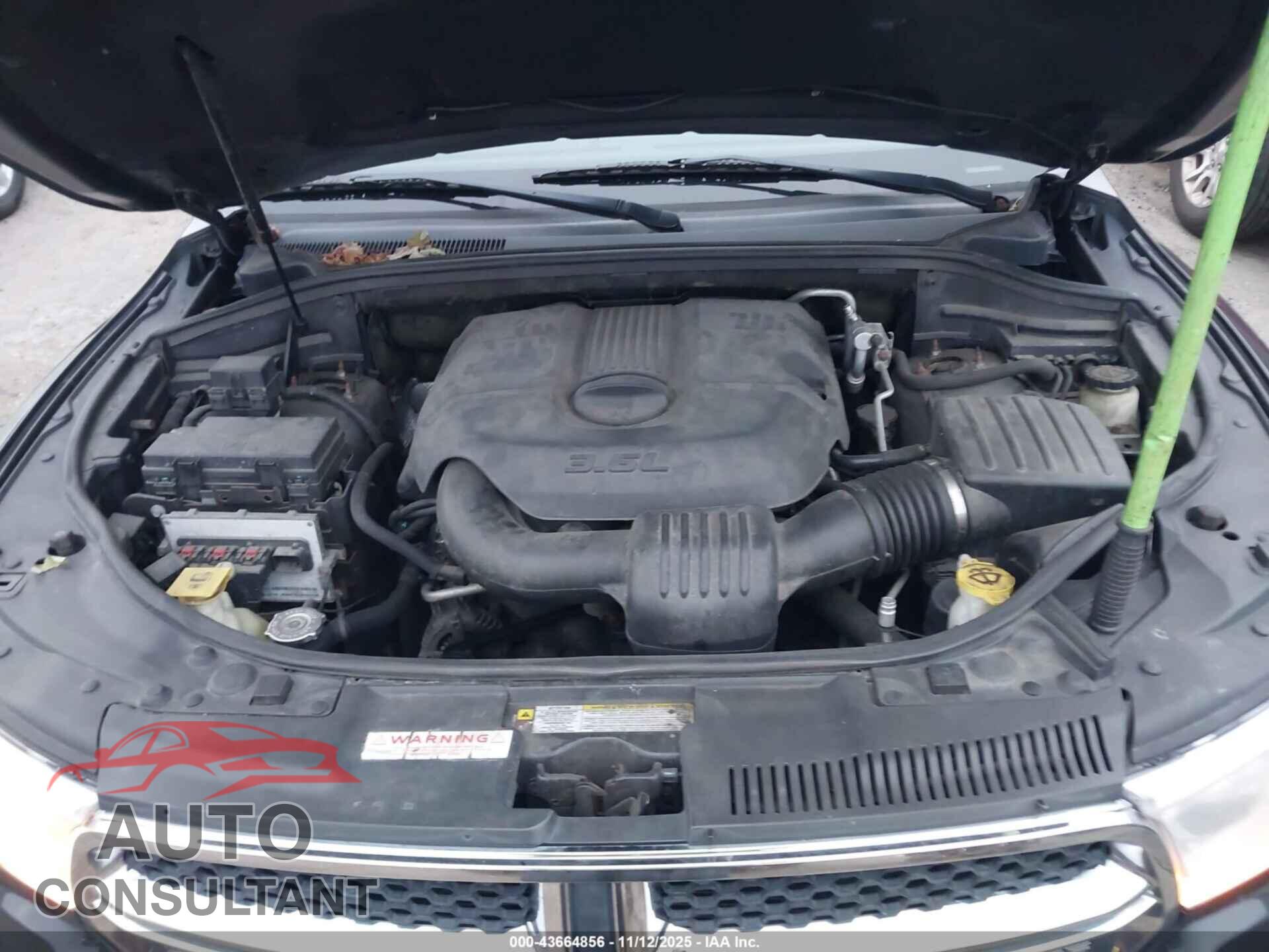 DODGE DURANGO 2011 - 1D4RE2GG9BC631163
