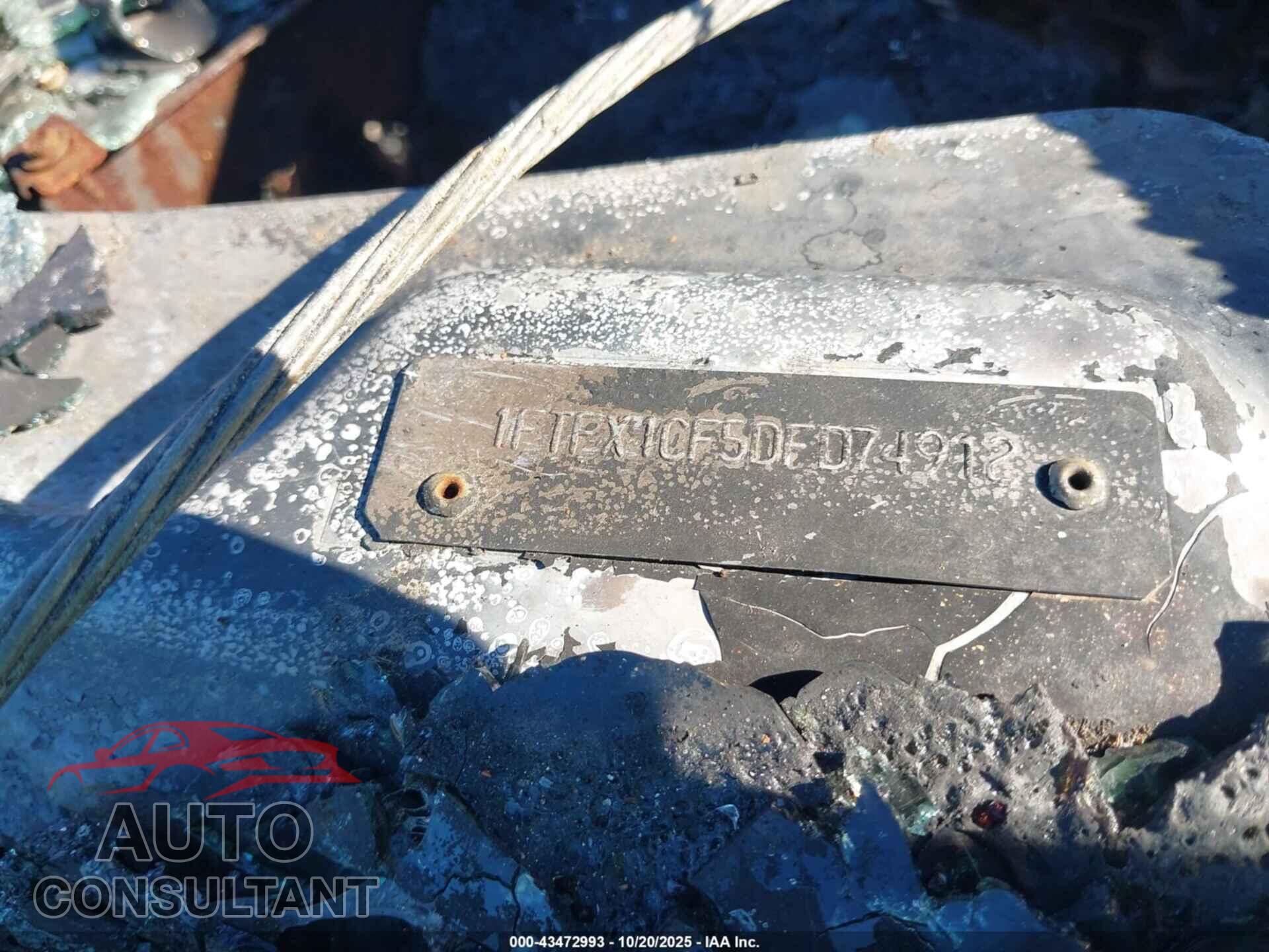 FORD F-150 2013 - 1FTFX1CF5DFD74912