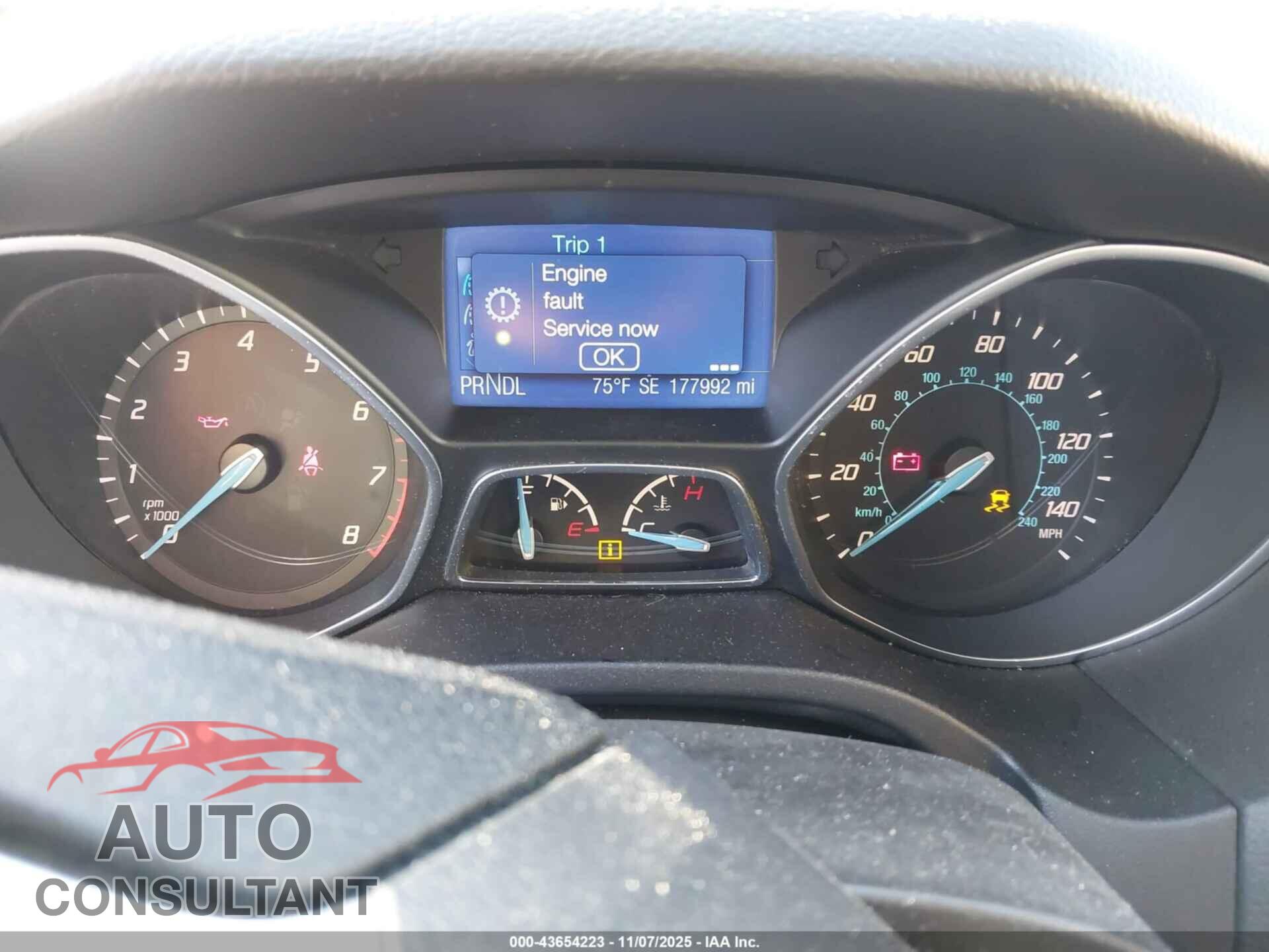 FORD FOCUS 2013 - 1FADP3F20DL309727