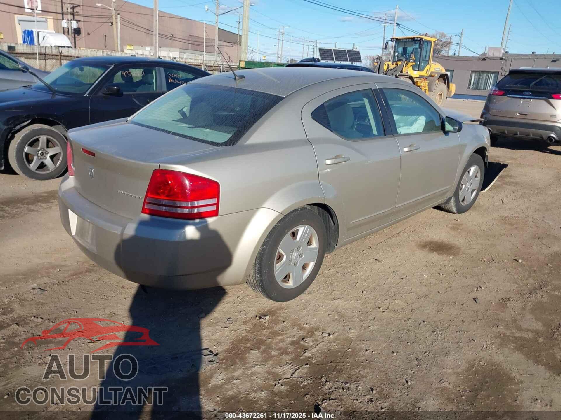 DODGE AVENGER 2009 - 1B3LC46B89N537995