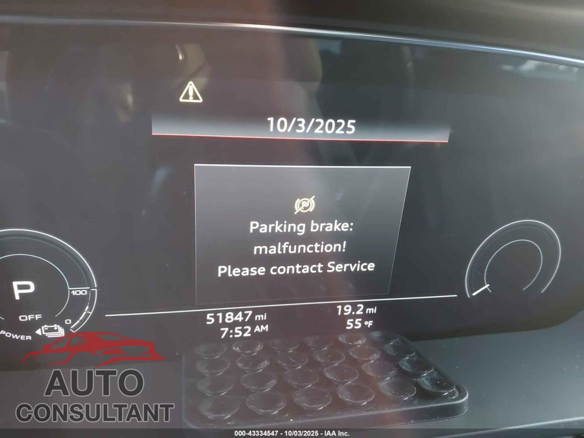 AUDI E-TRON 2019 - WA1VAAGE7KB024131