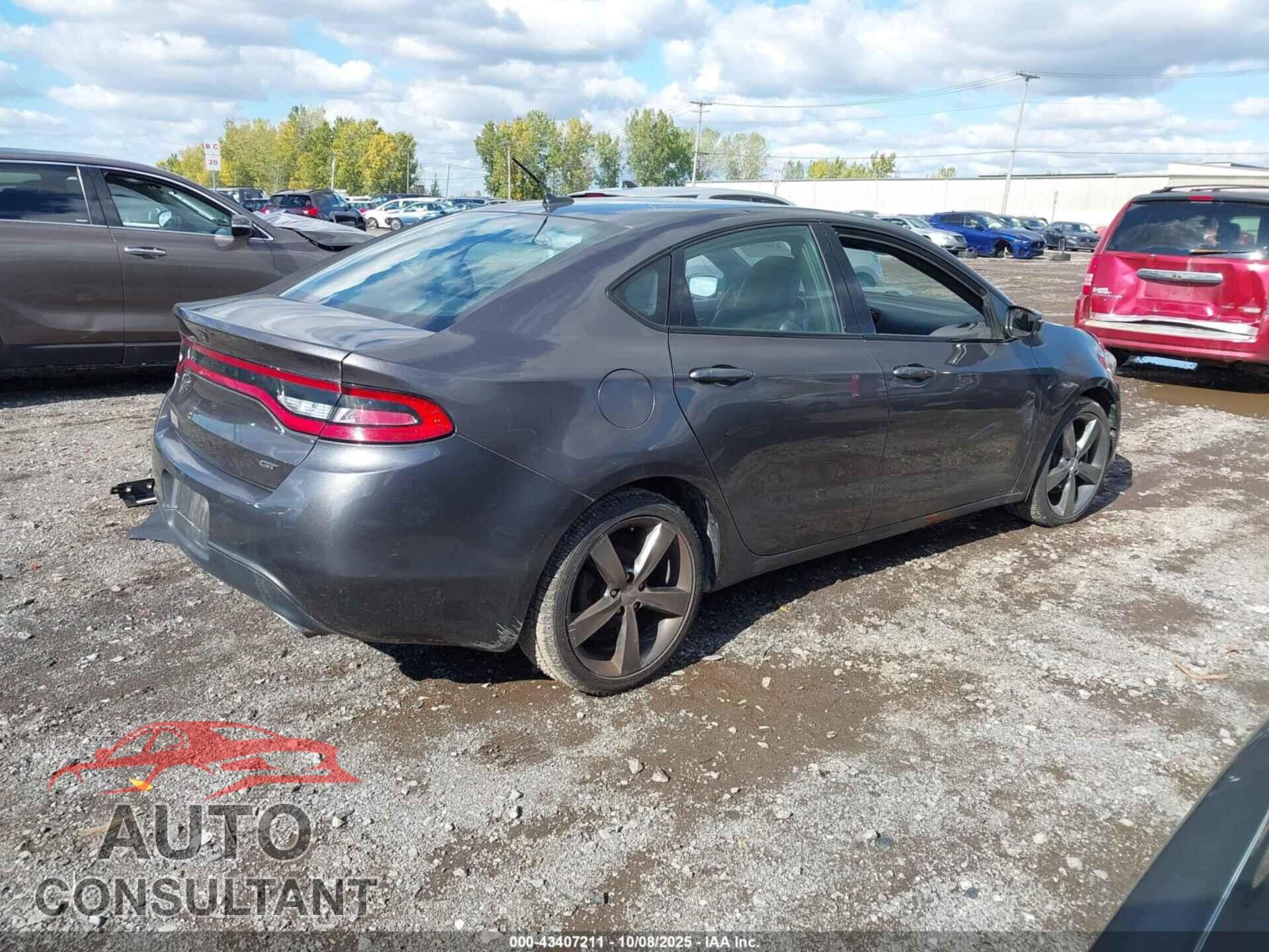 DODGE DART 2015 - 1C3CDFEB0FD422645