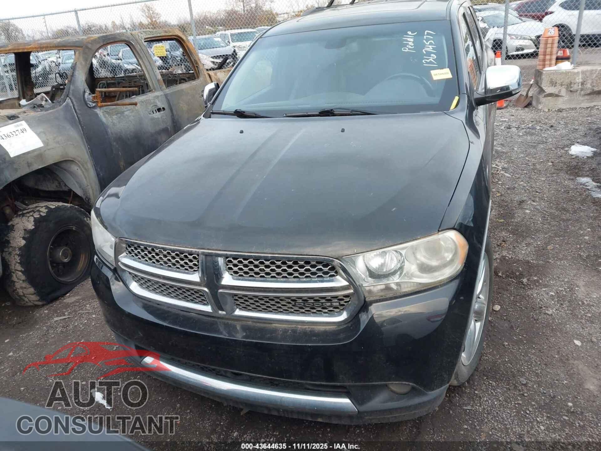 DODGE DURANGO 2011 - 1D4SE5GT8BC695520
