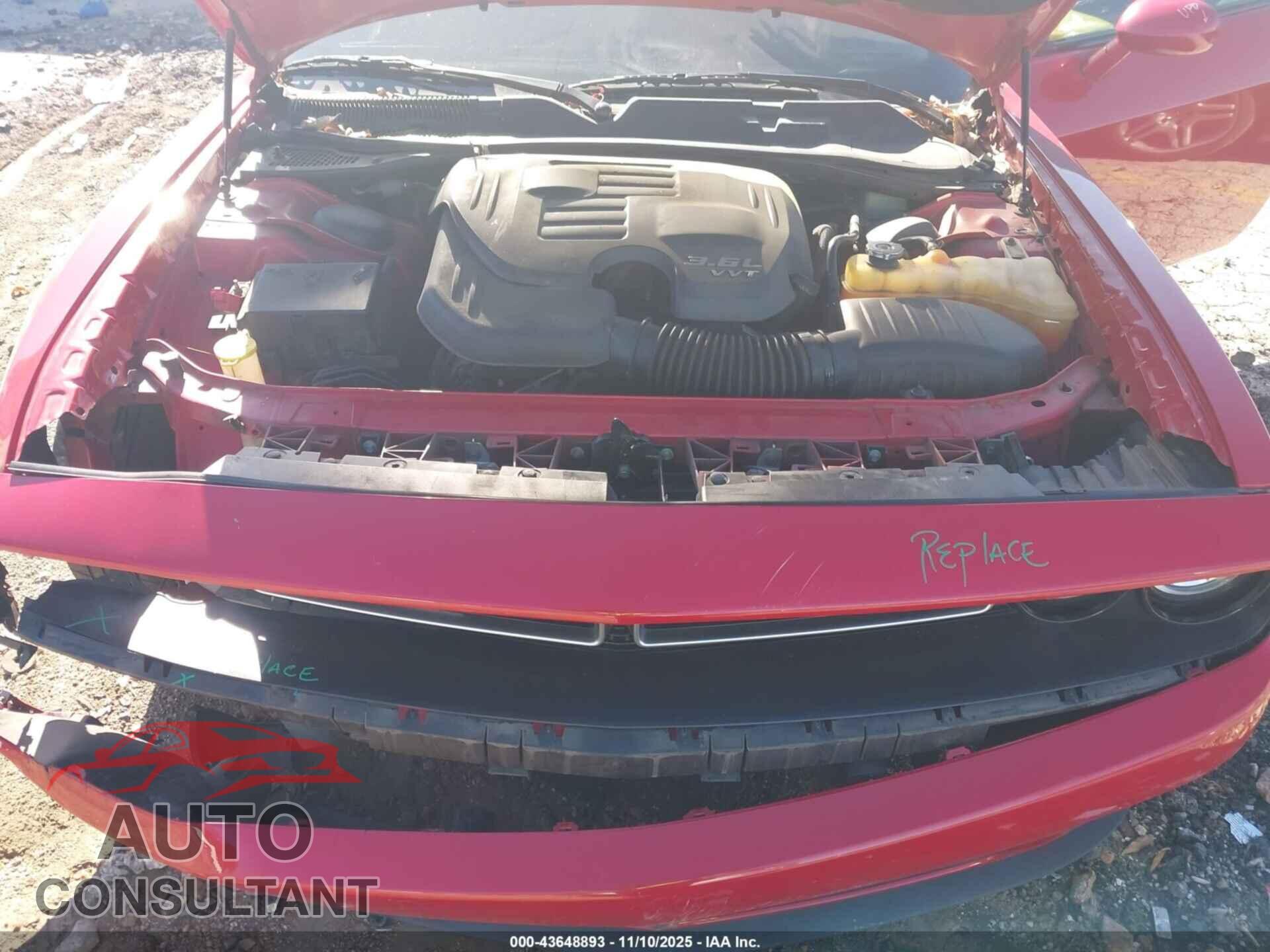 DODGE CHALLENGER 2015 - 2C3CDZAG4FH804814
