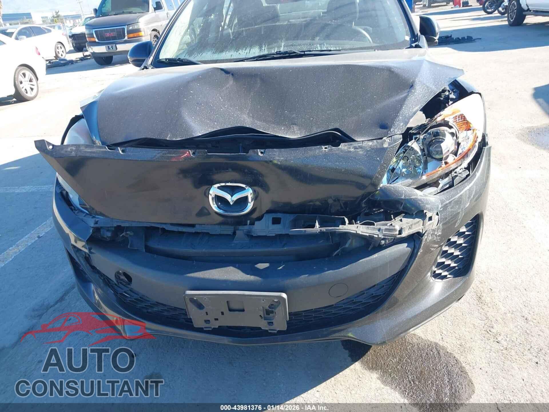 MAZDA MAZDA3 2013 - JM1BL1TG4D1782883