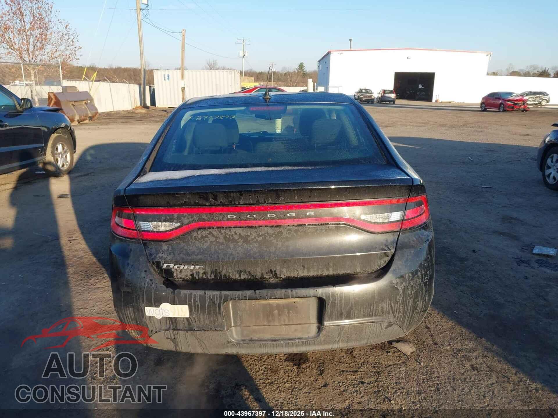 DODGE DART 2013 - 1C3CDFAA7DD230729